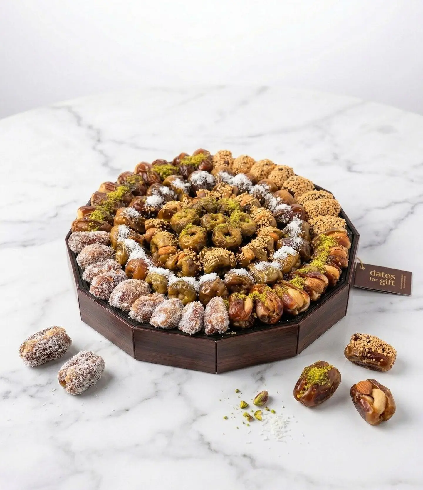 Luxury Assorted Stuffed Dates Serving Tray 119