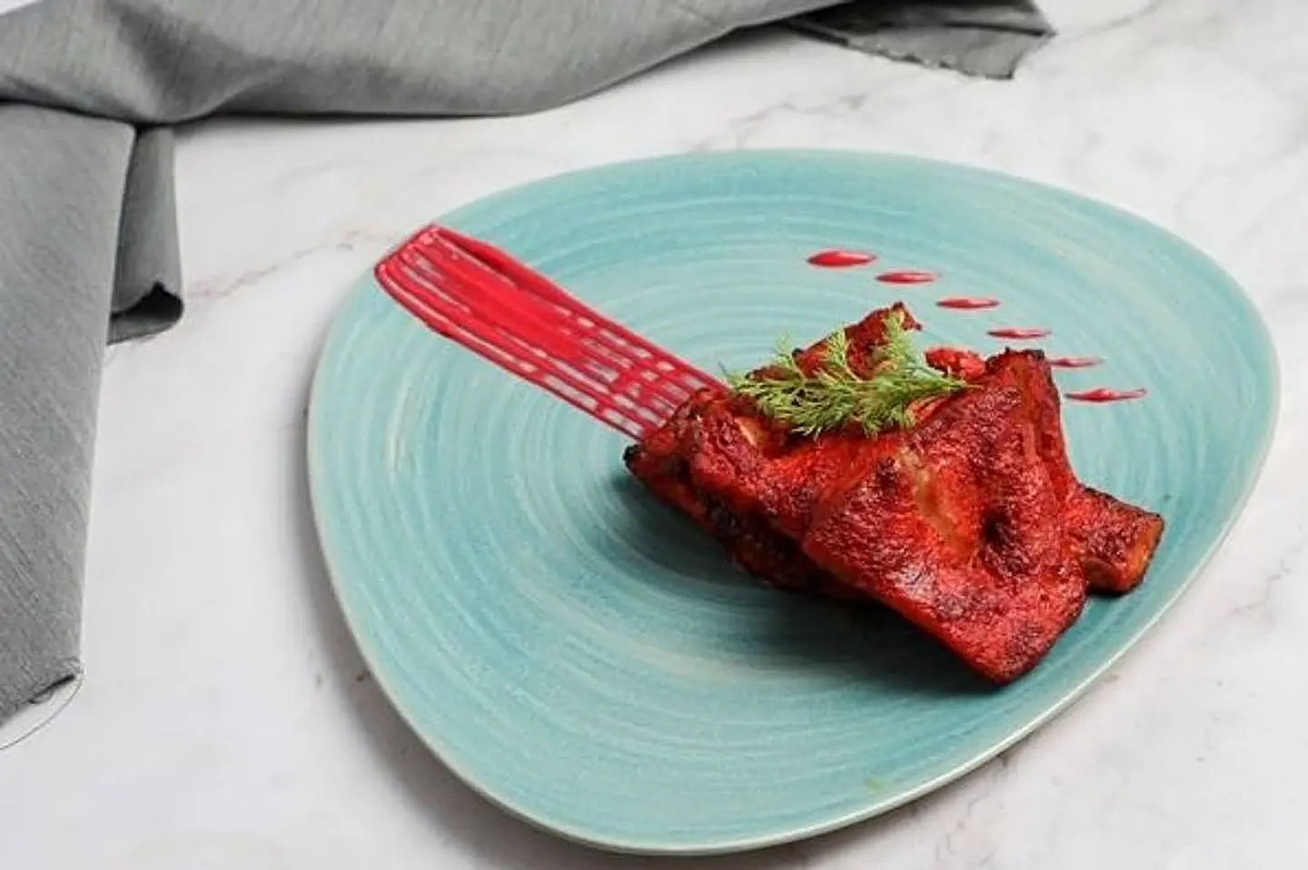 سمك فيليه تندوري