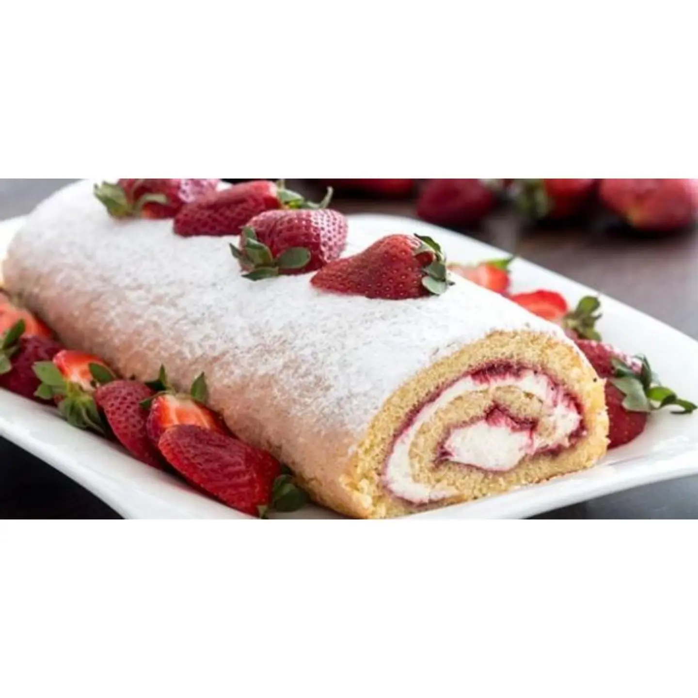 Strawberry Swiss Roll