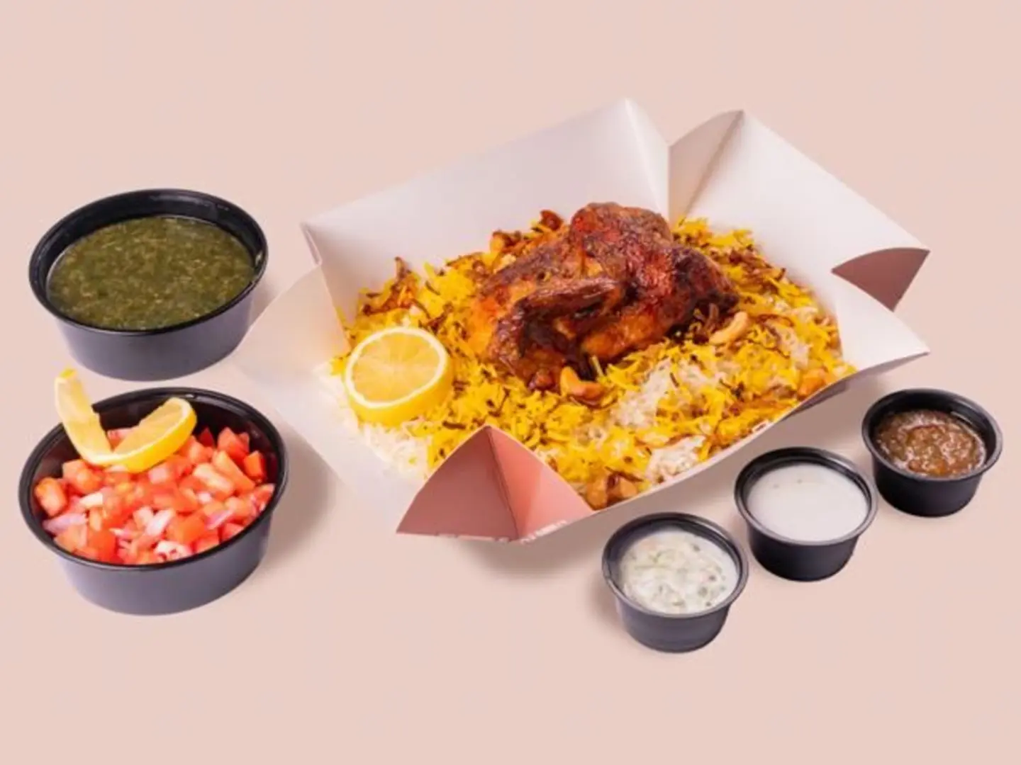 كومبو ارز بشاور مع الدجاج الشواية