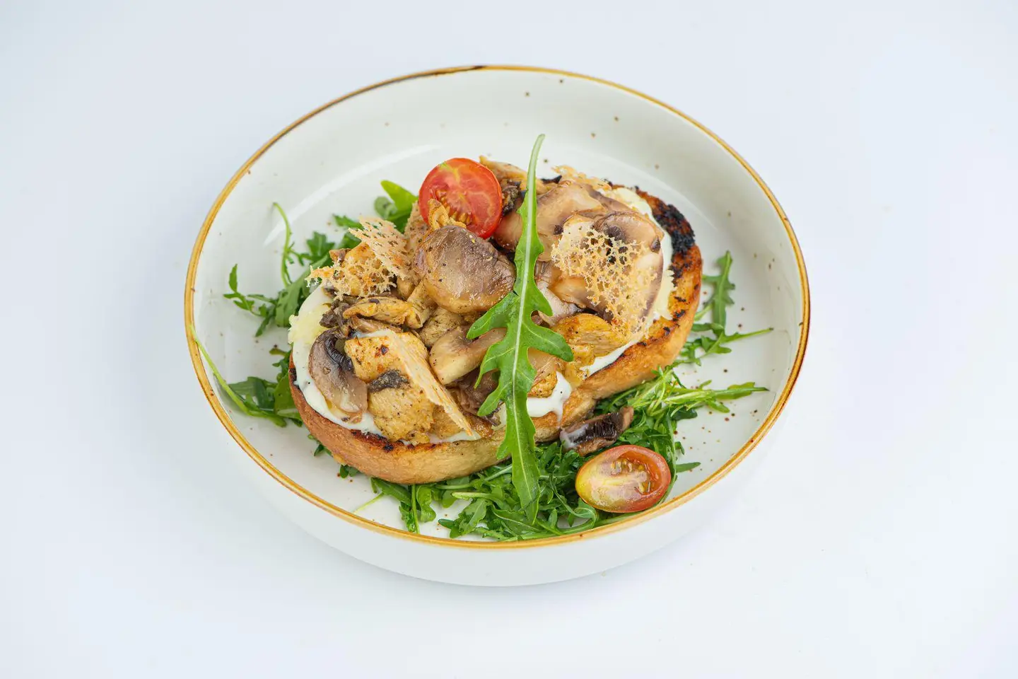 Chicken And Mushroom Bruschetta
