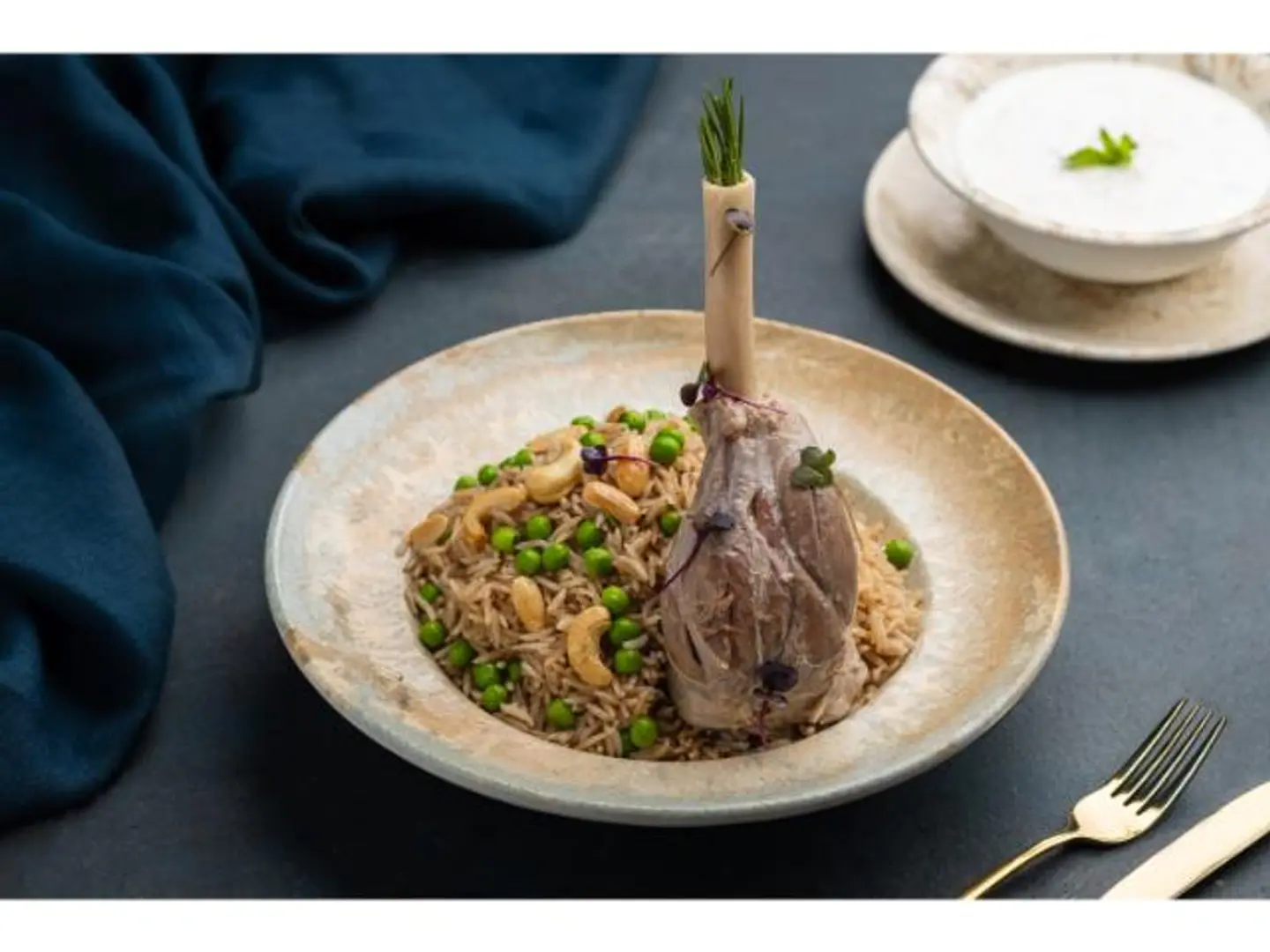Arabic Rice With Lamb Shank