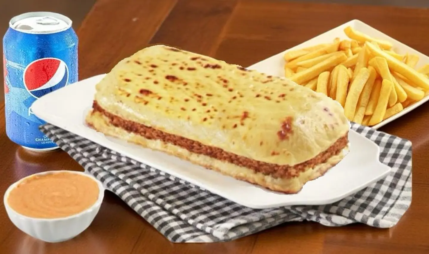 وجبة بشاميل لحم صغير