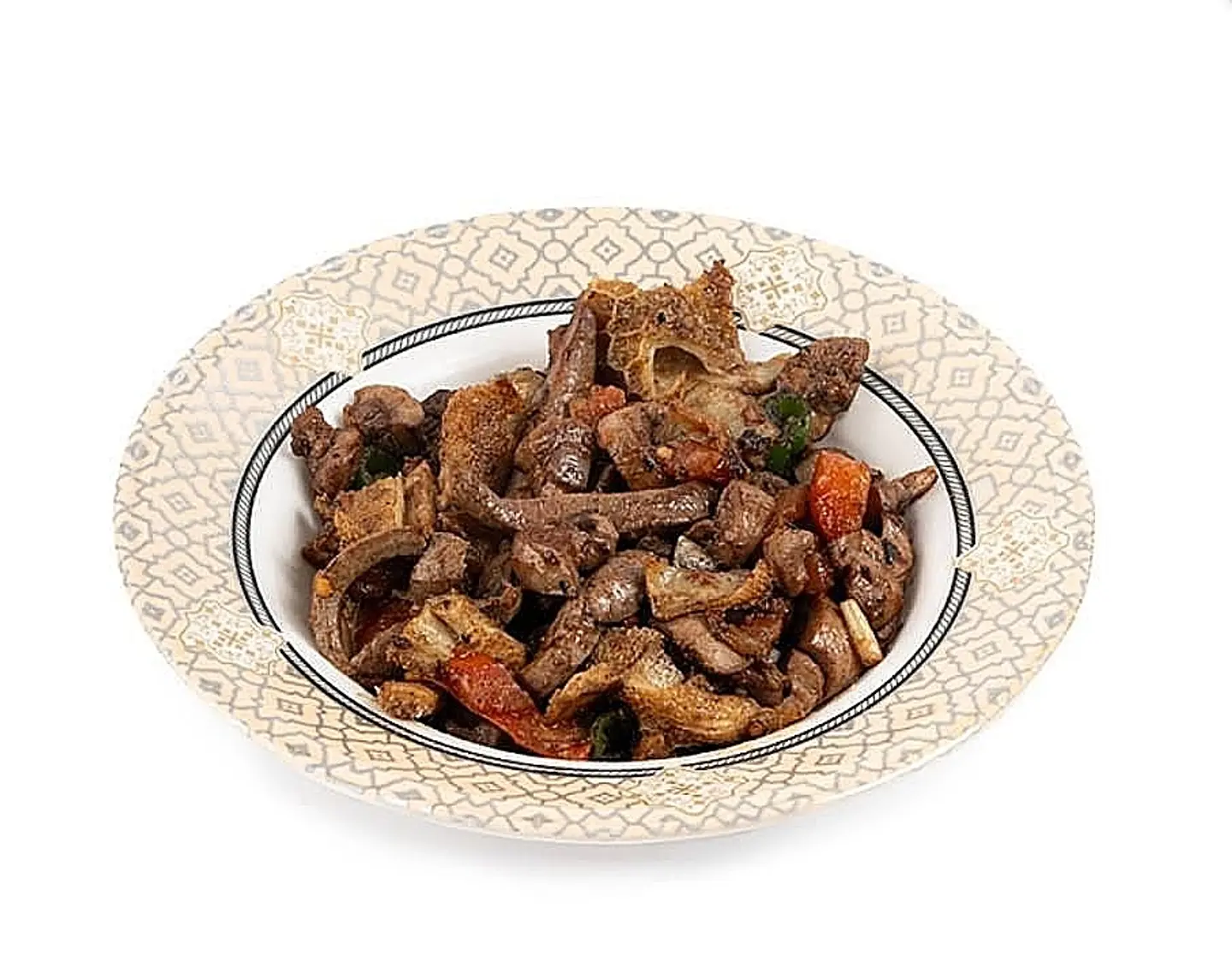 قلوب مع كبدة ضأن