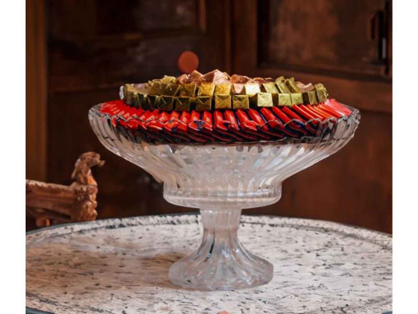 Chocolate Tray With Wrapped Base