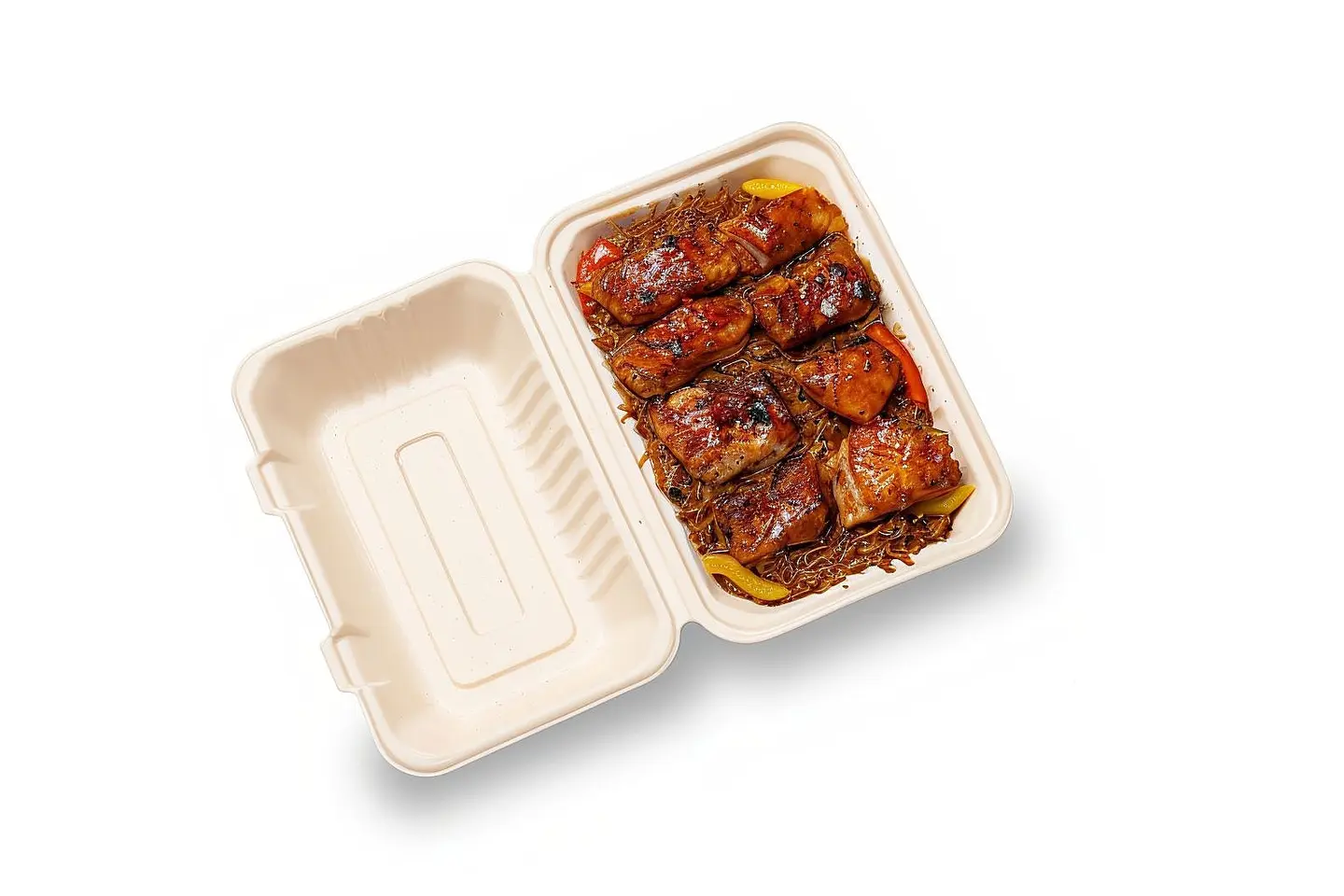 وجبة اوصال سمك مع الارز