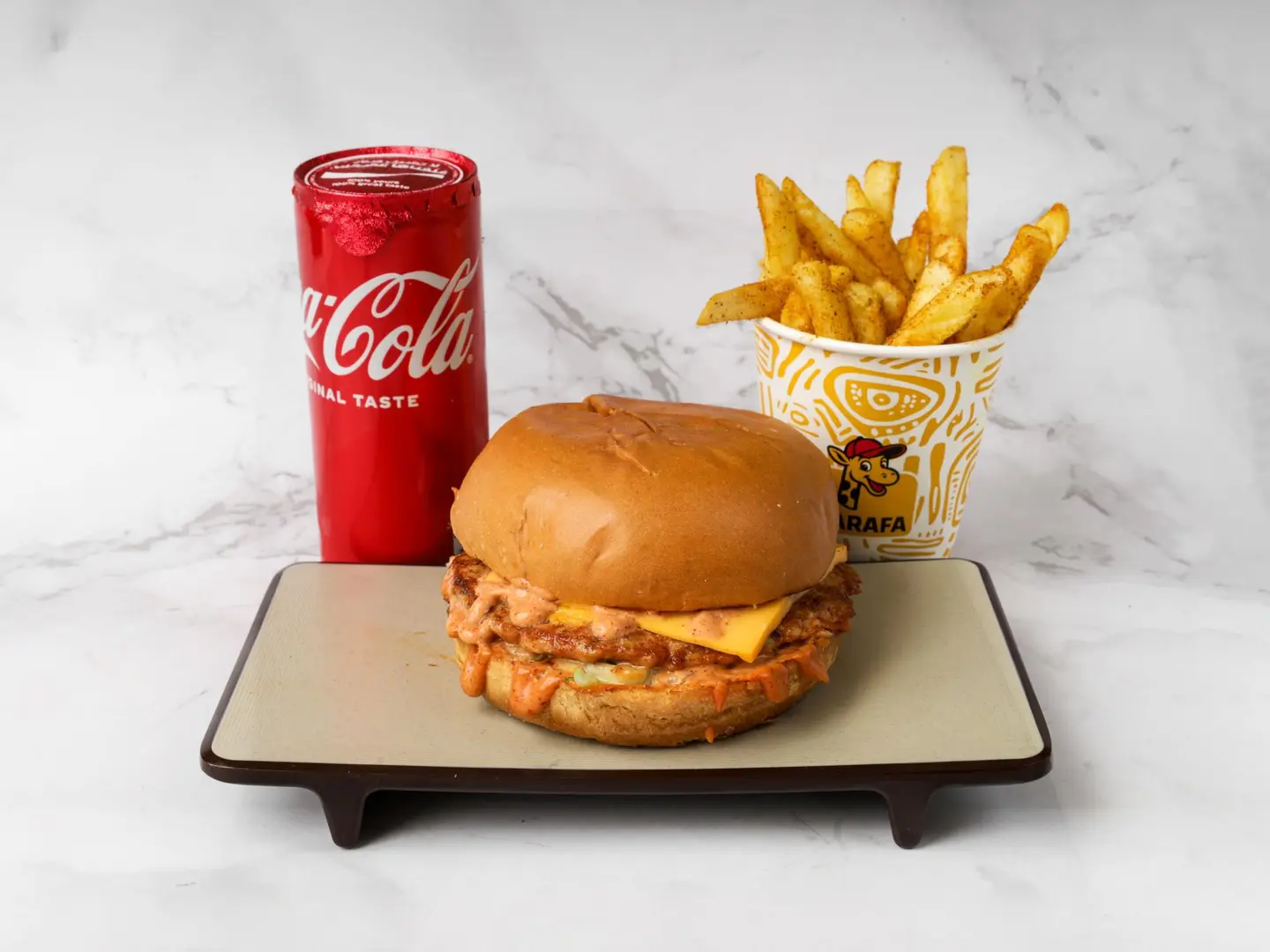 وجبة برجر دجاج