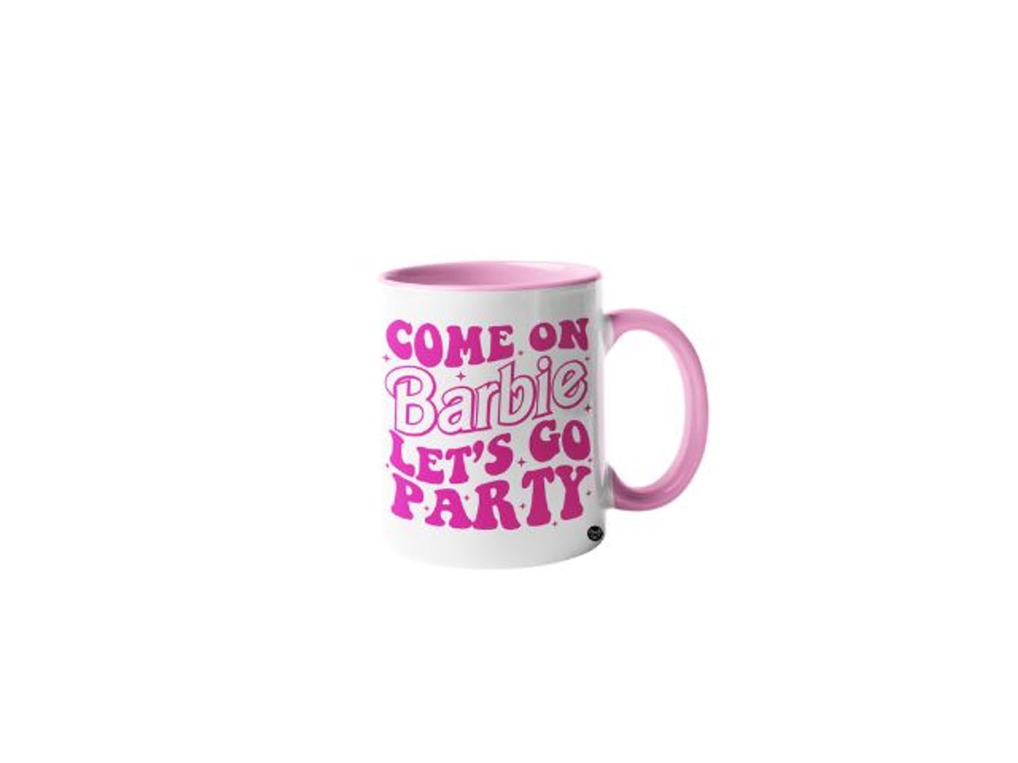 Barbie Mug Come On Barbie Lets Go Party Pink