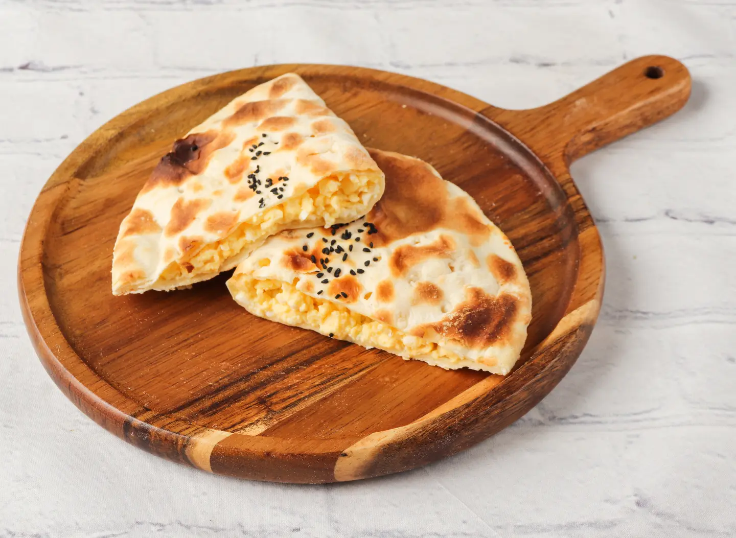 Fried Eggs With Cheese
