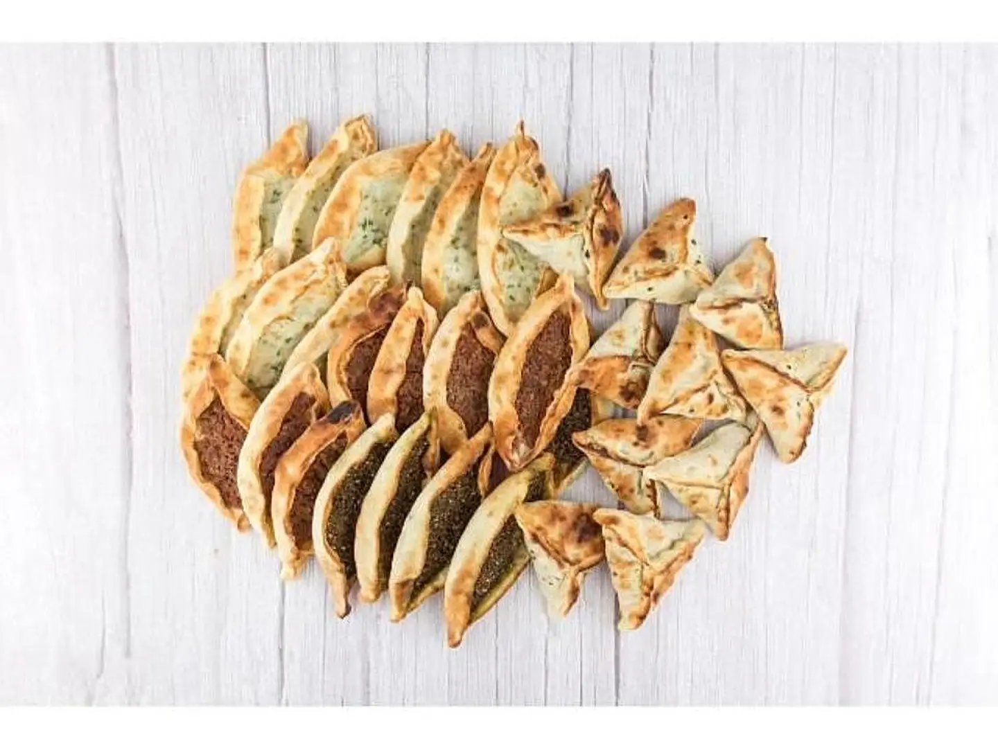 A Plate Of Mixed Pastries