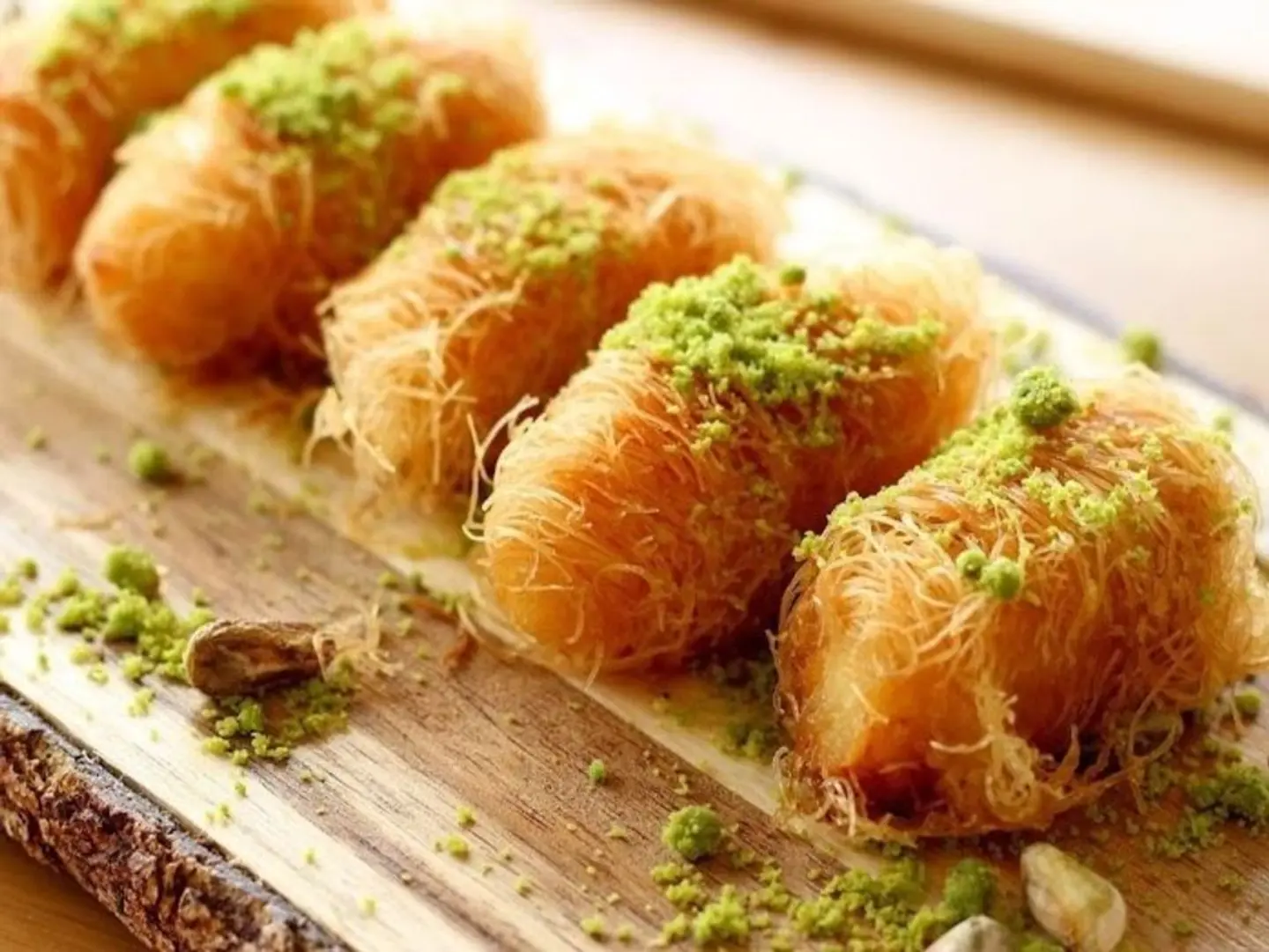Cream Kunafa Fingers