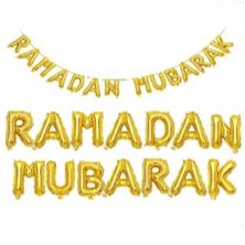 Ramadan Mubarak Golden Balloon