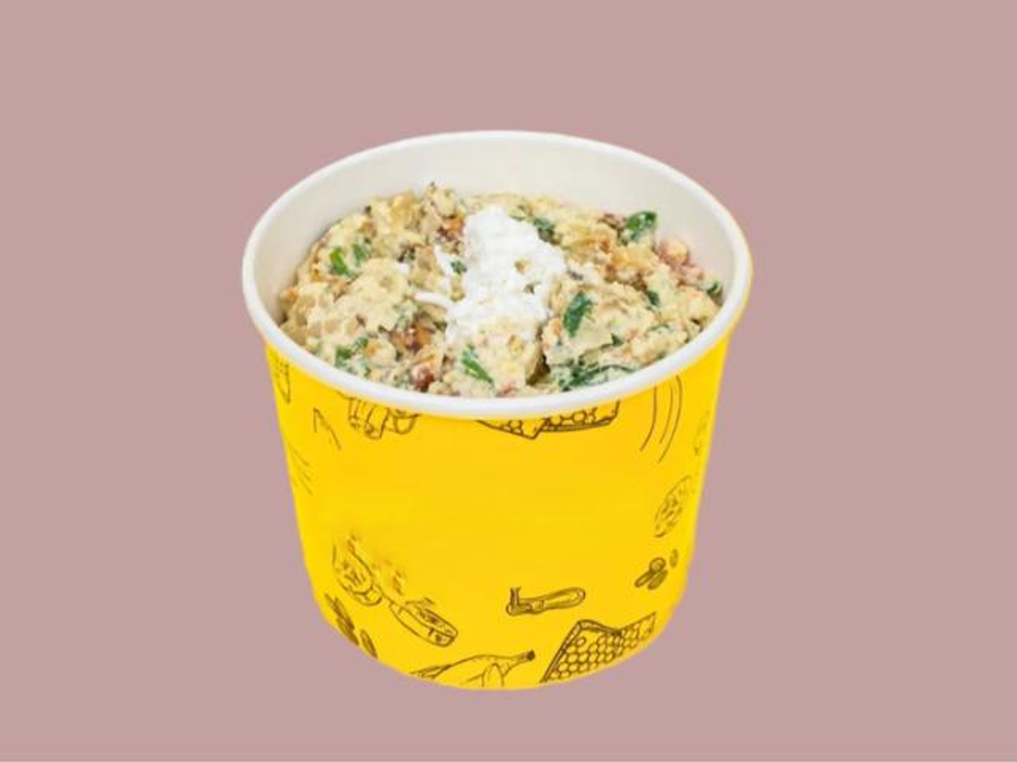 كوب مطبق خضار دجاج