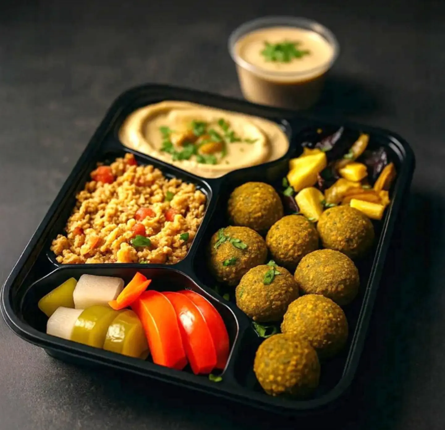 Falafel Box With Shakshuka