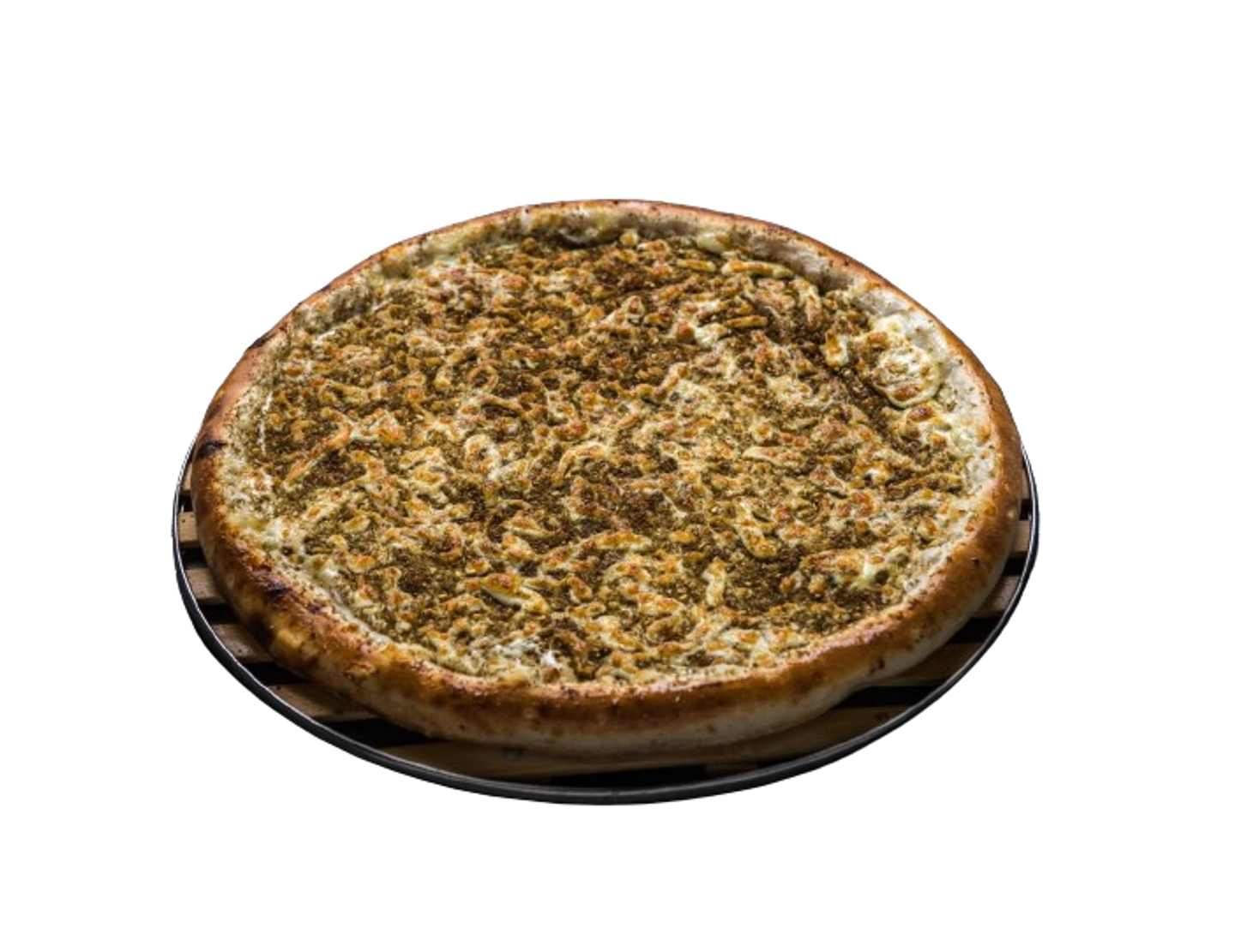 بيتزا جبنة و لبنة و زعتر