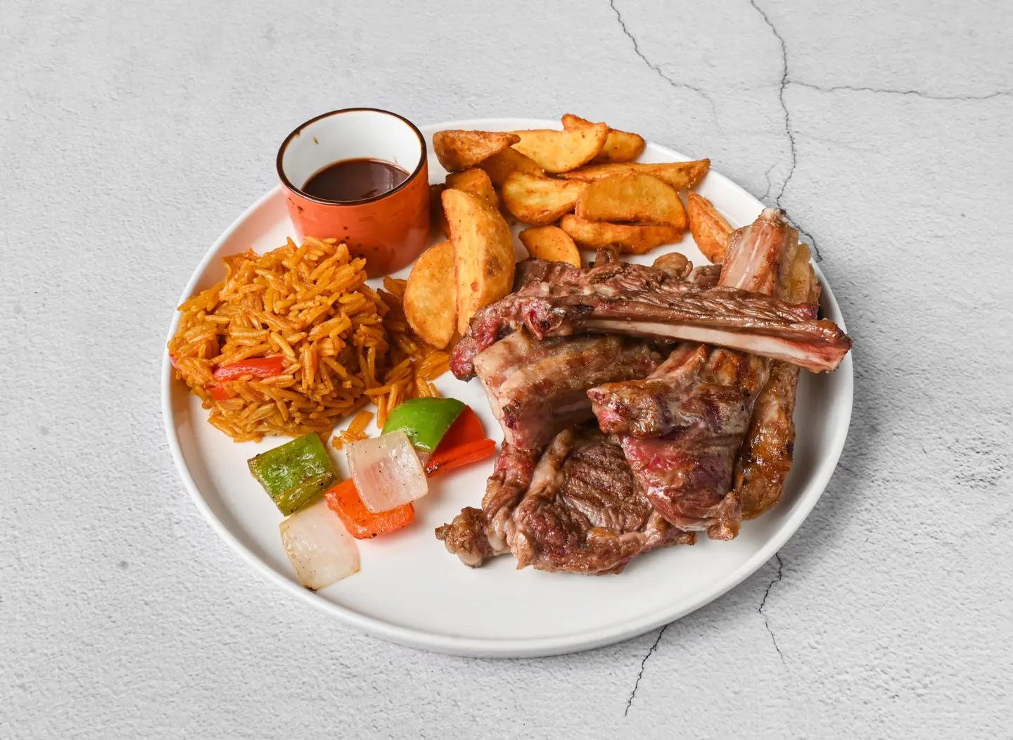 ريش غنم مشوي