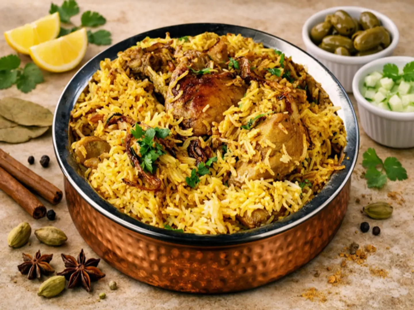 Chicken Biriyani With Bone