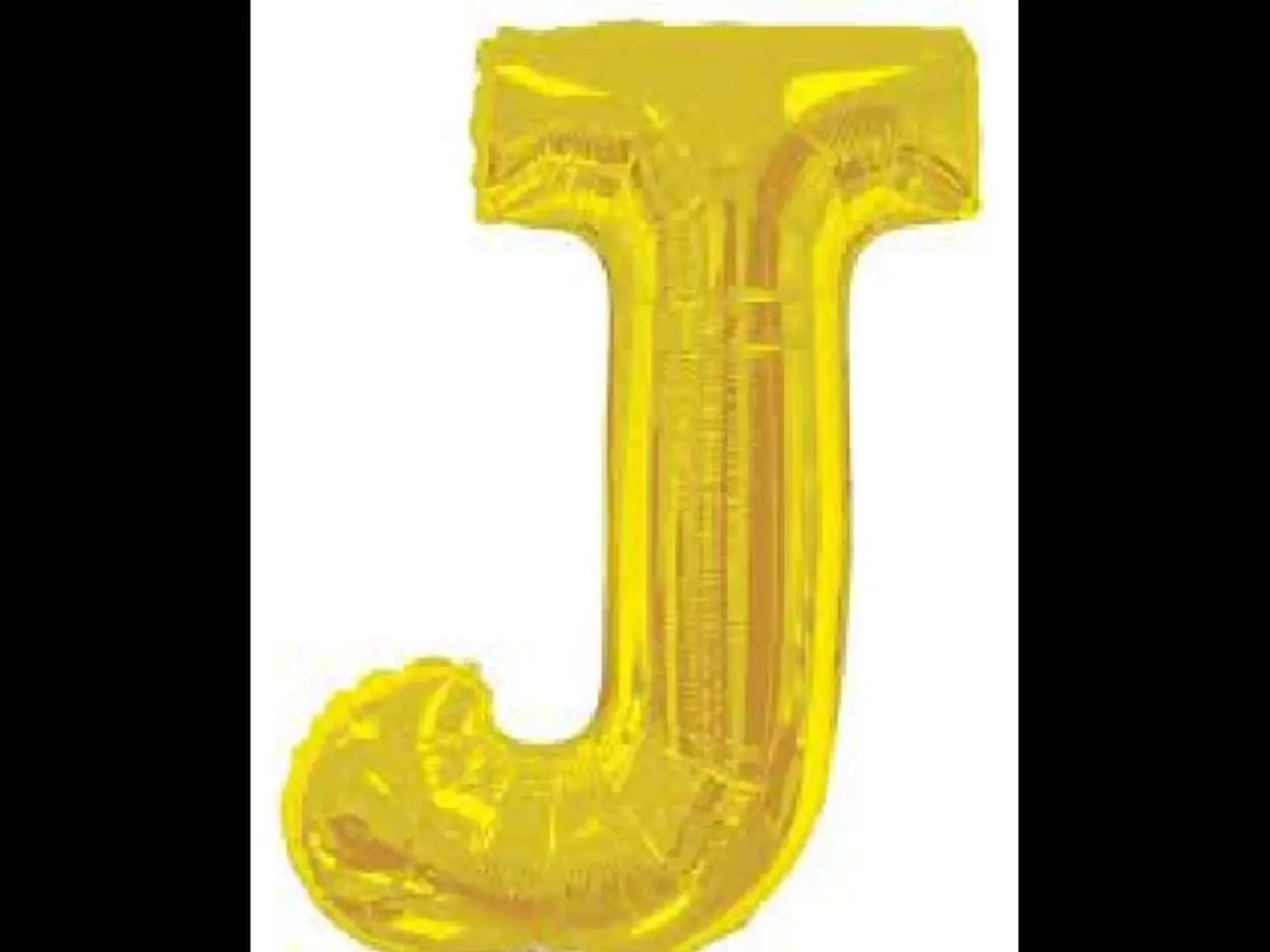 حرف J ذهبي