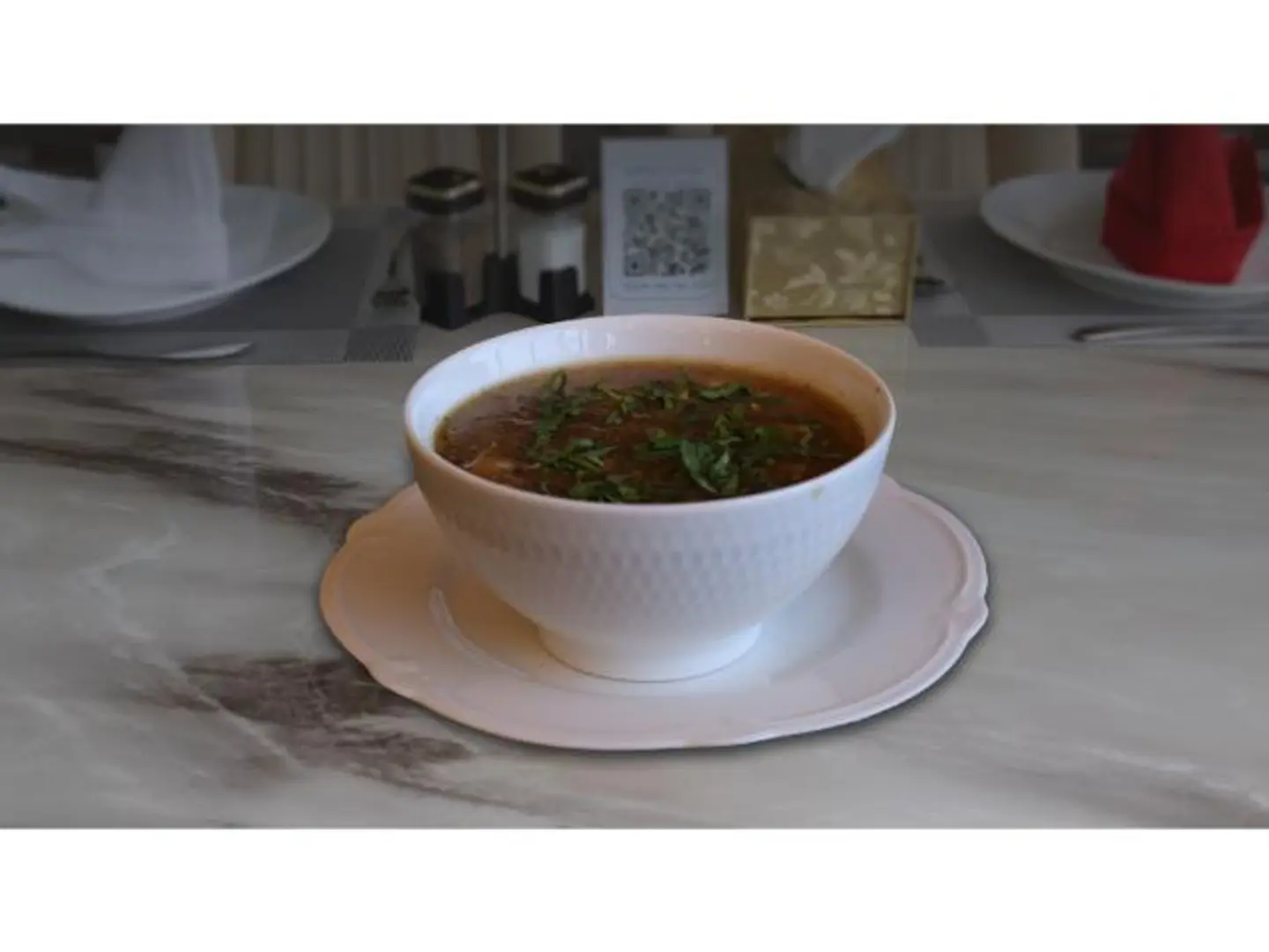 شوربة الدجاج الحارة