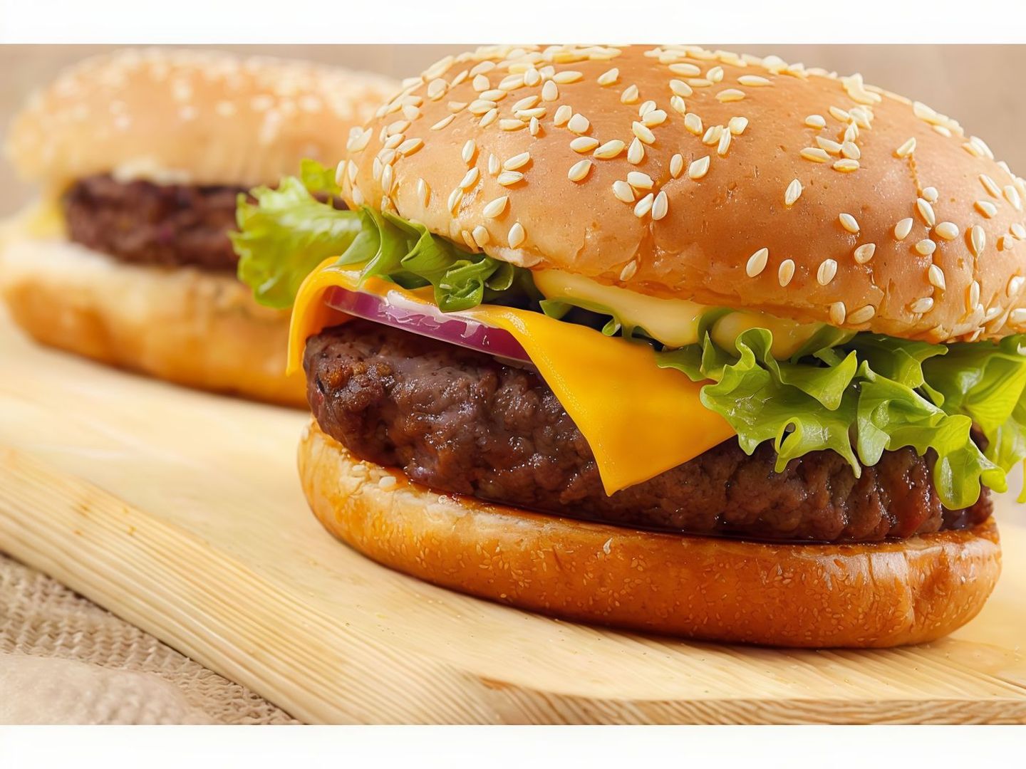 Beef Burger With Cheese
