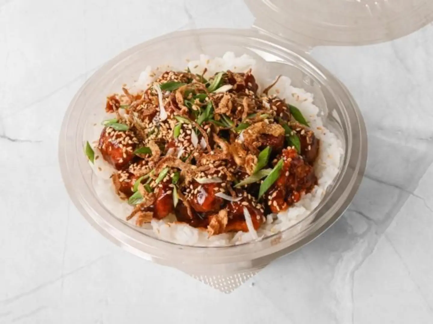 Korean Honey Chicken Rice