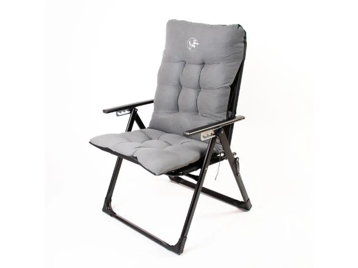 Qamra Padded Chair Positions Light Gray حبة