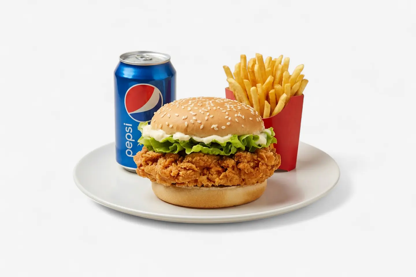 Crispy Burger Meal