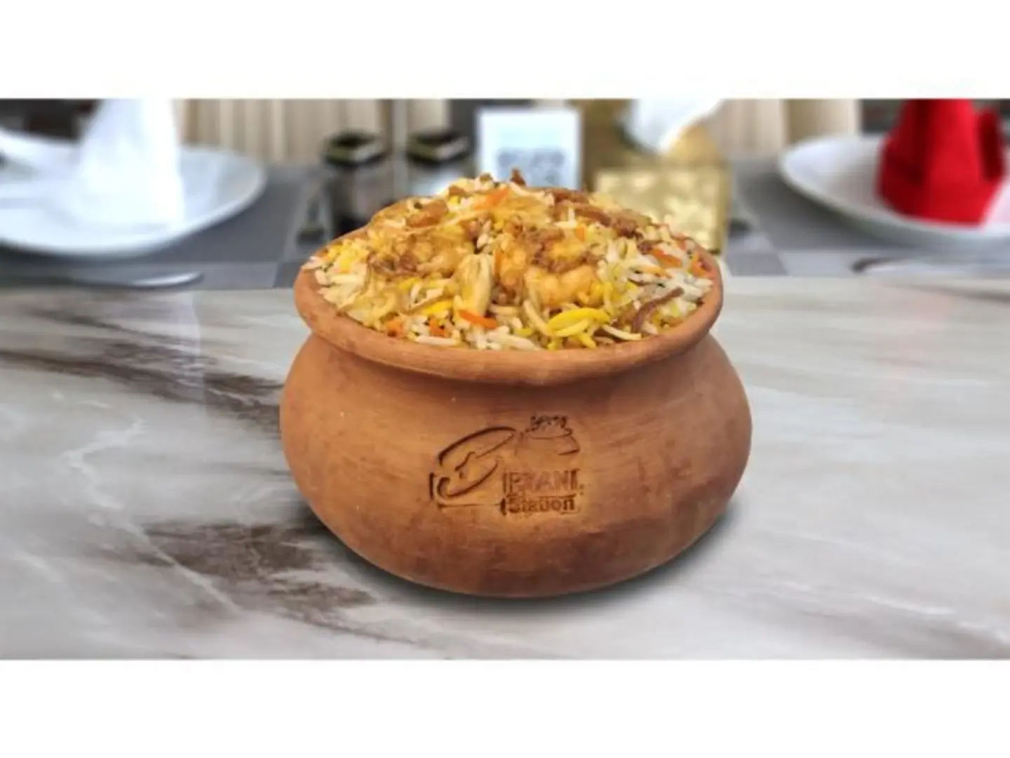 برياني روبيان مع ماتكا كبير