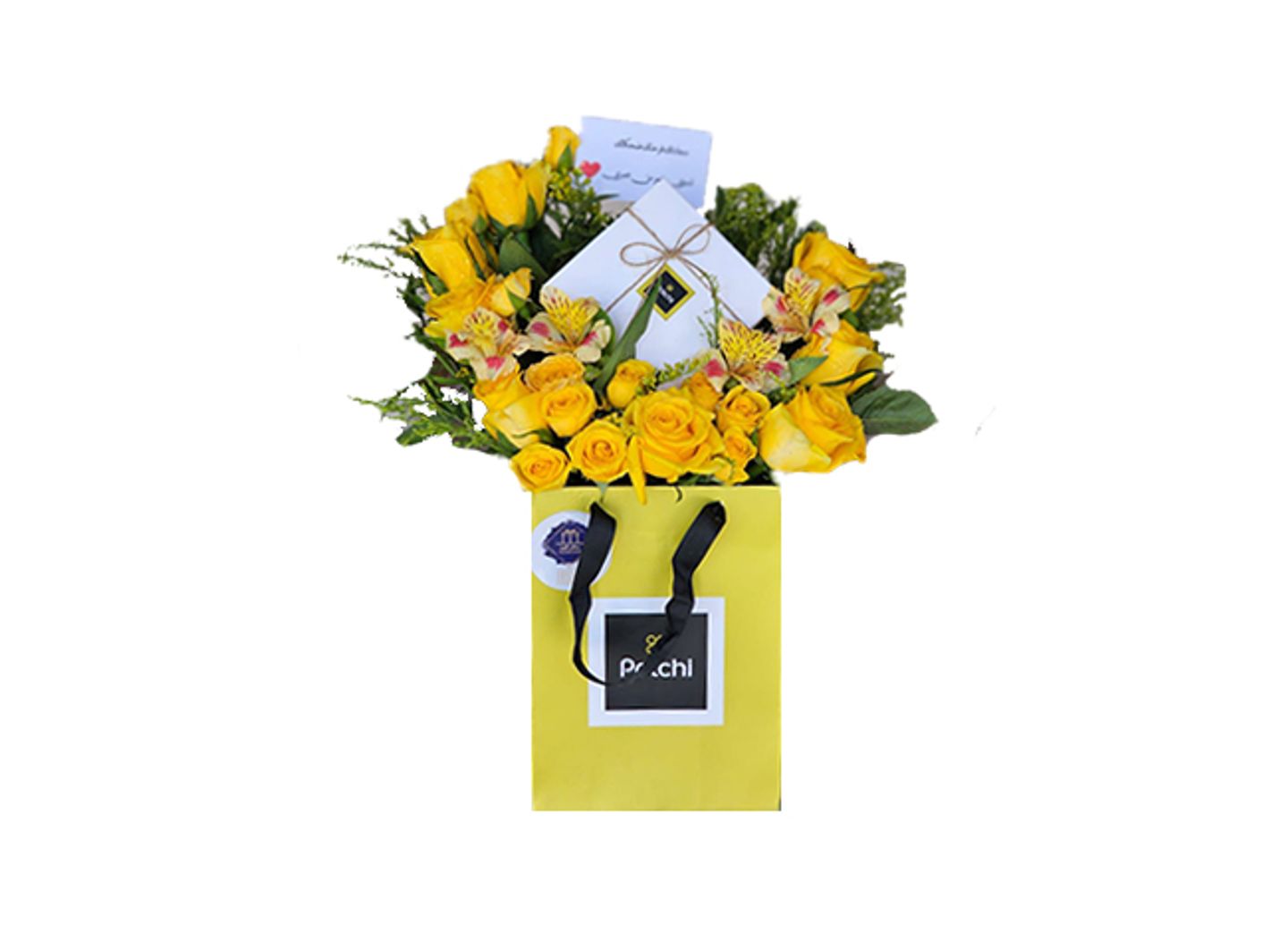 Patchi With Yellow Roses