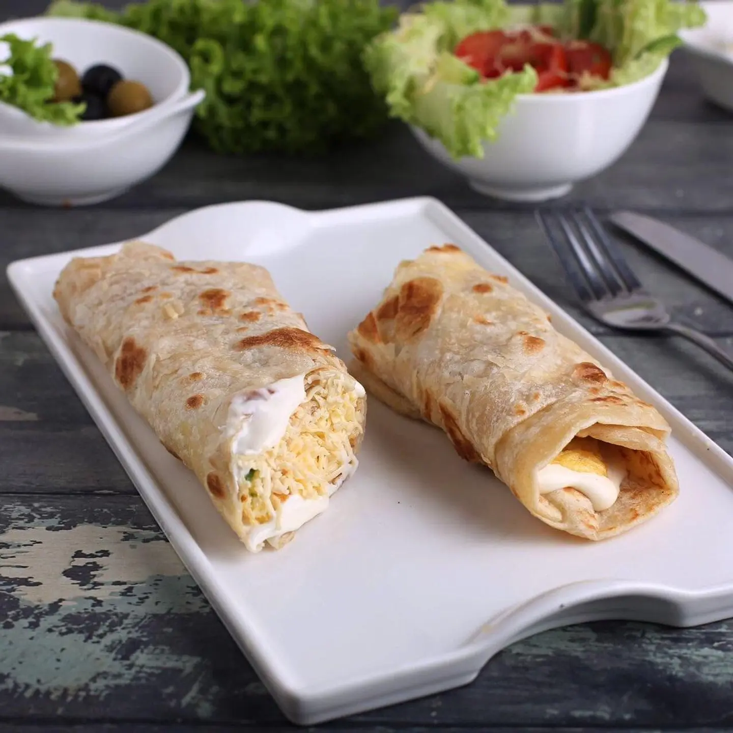 Chapati With Boiled Egg