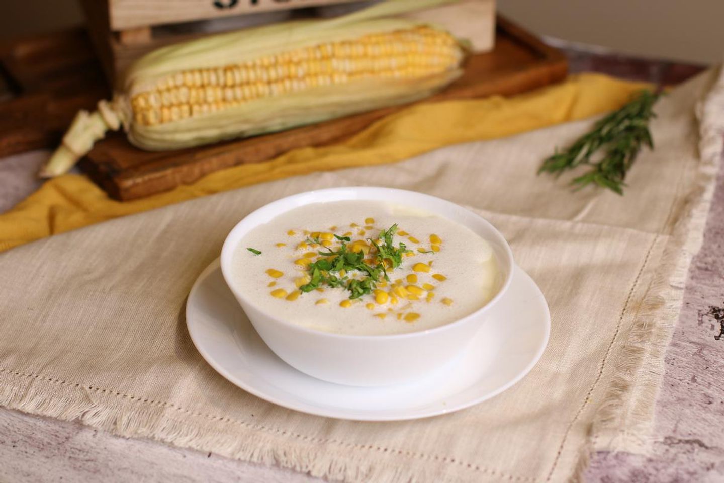 شوربة كريمة الذرة