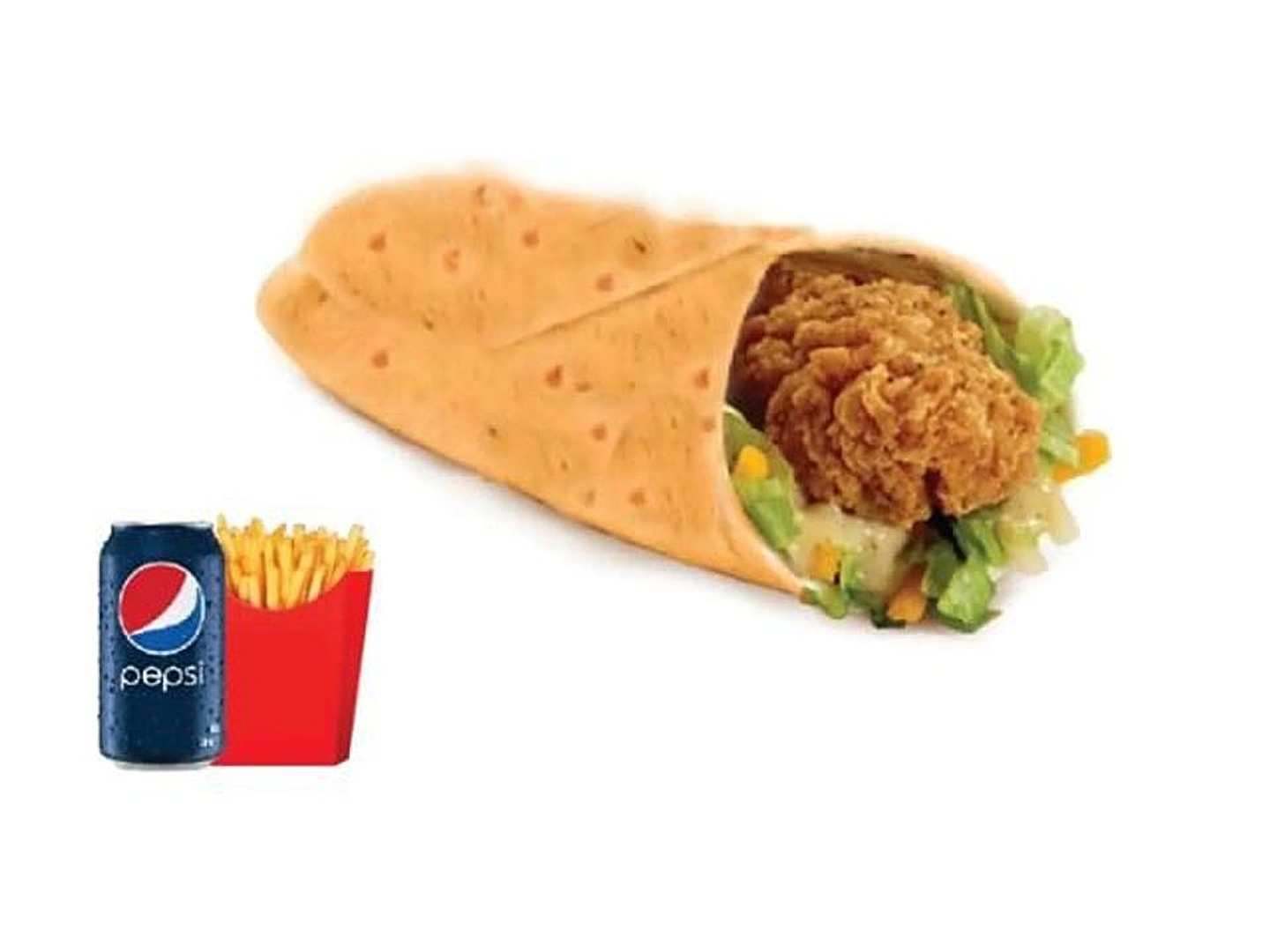 وجبة دبل تورتيلا زنجر وجبة