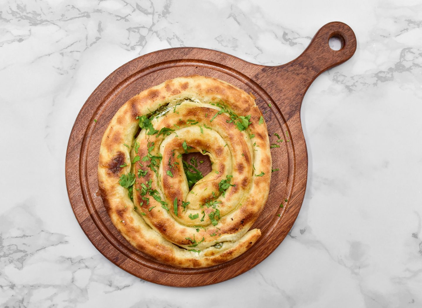 Spinach Pita With Cheese