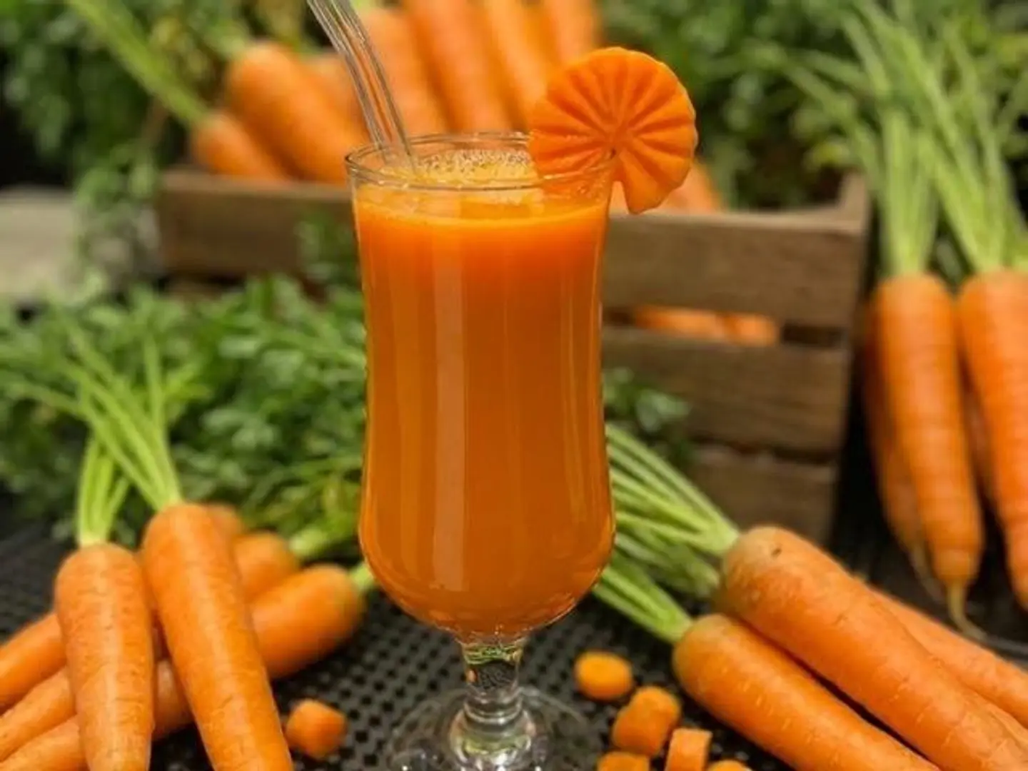 عصير الجزر الطازج