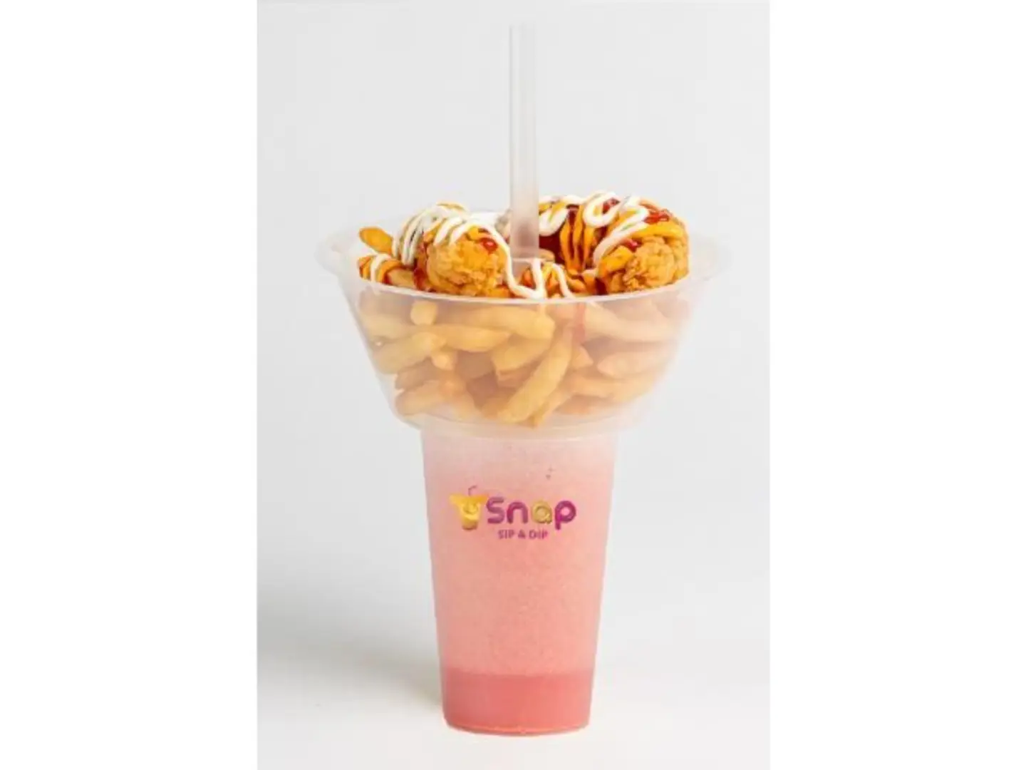 Chicken Strips Fries With Pomegranate Juice