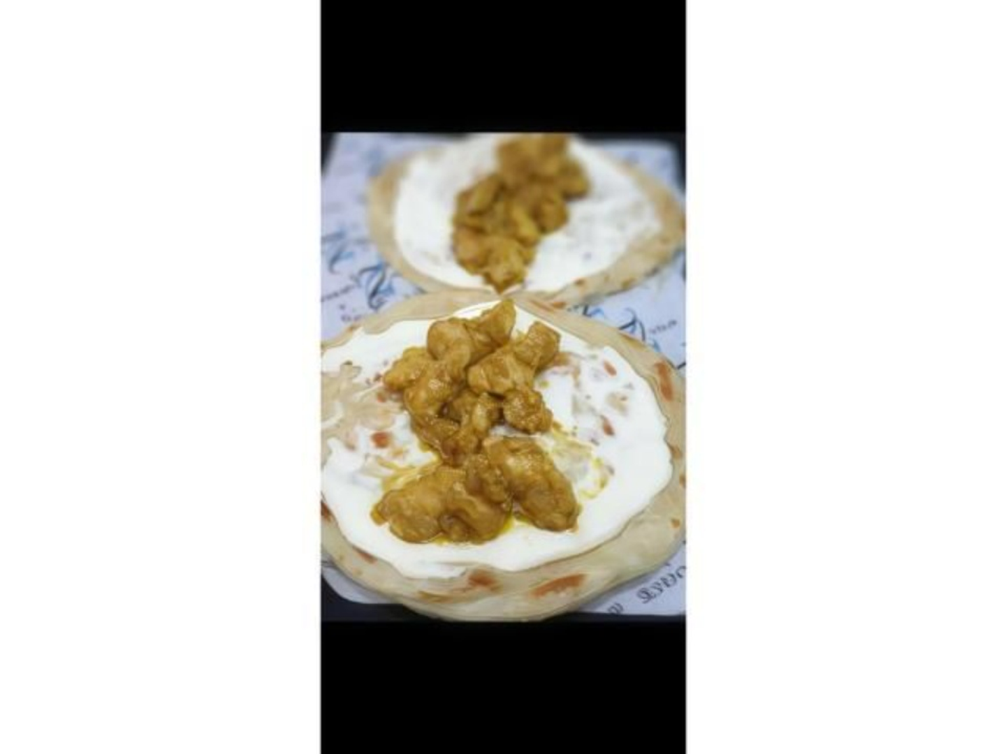 Butter Chicken Chapati With Cheese