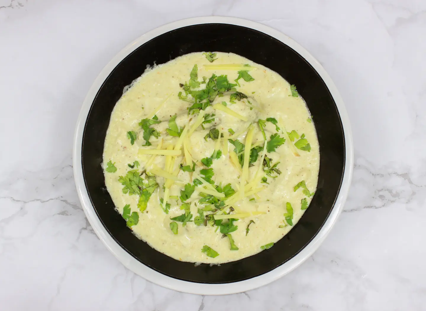 Half Chicken White Karahi