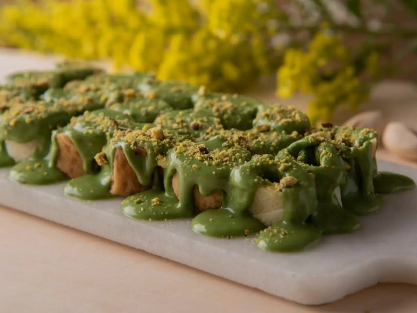 Pistachio Sushi Crepe