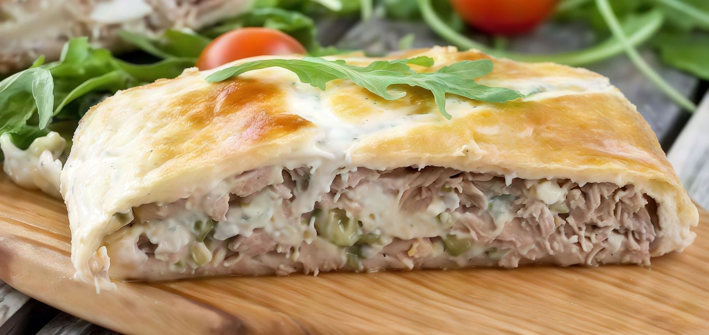 فطيرة  تونة و جبن