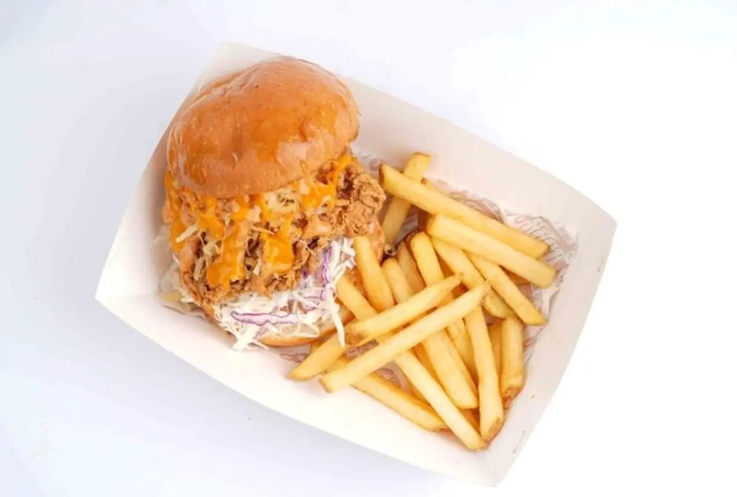 Crispy Chicken Burger W/Fries