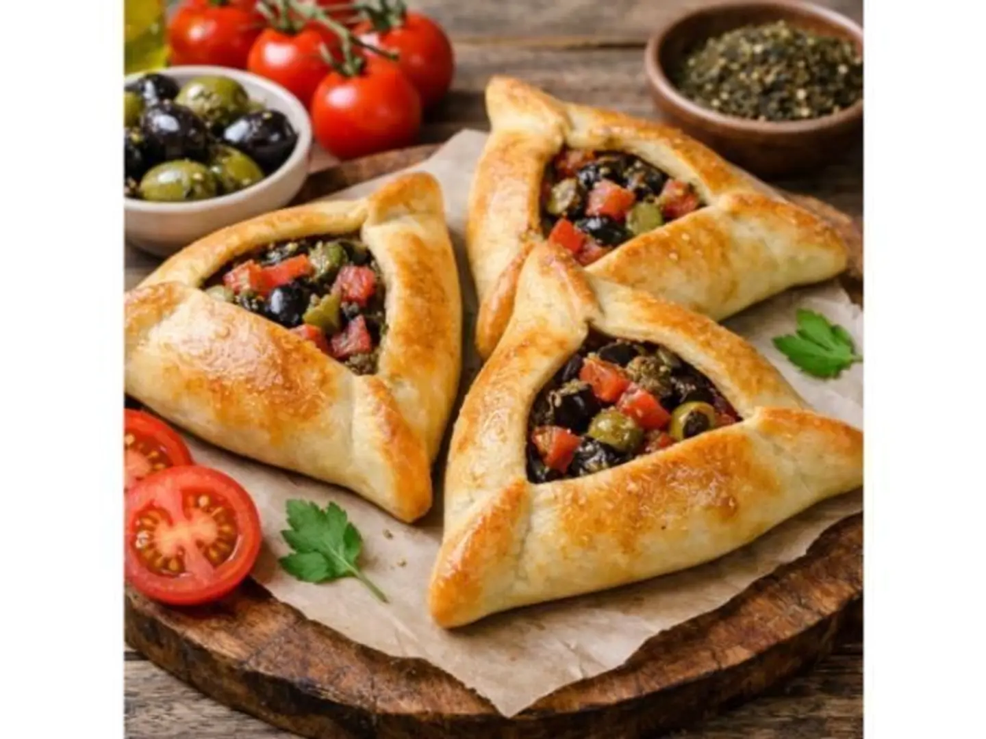 Thyme With Tomatoes And Olives