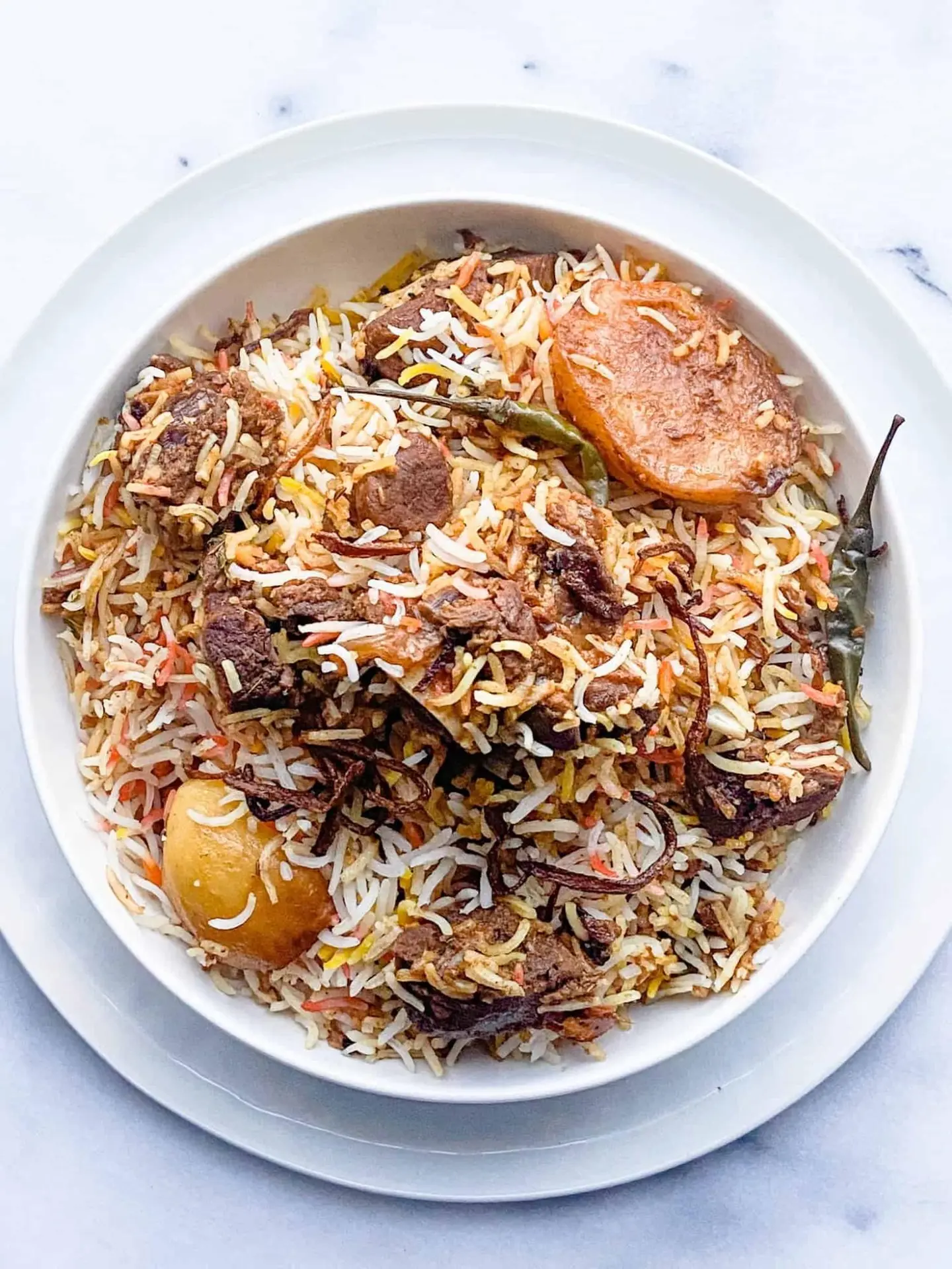Fried Lamb Biryani