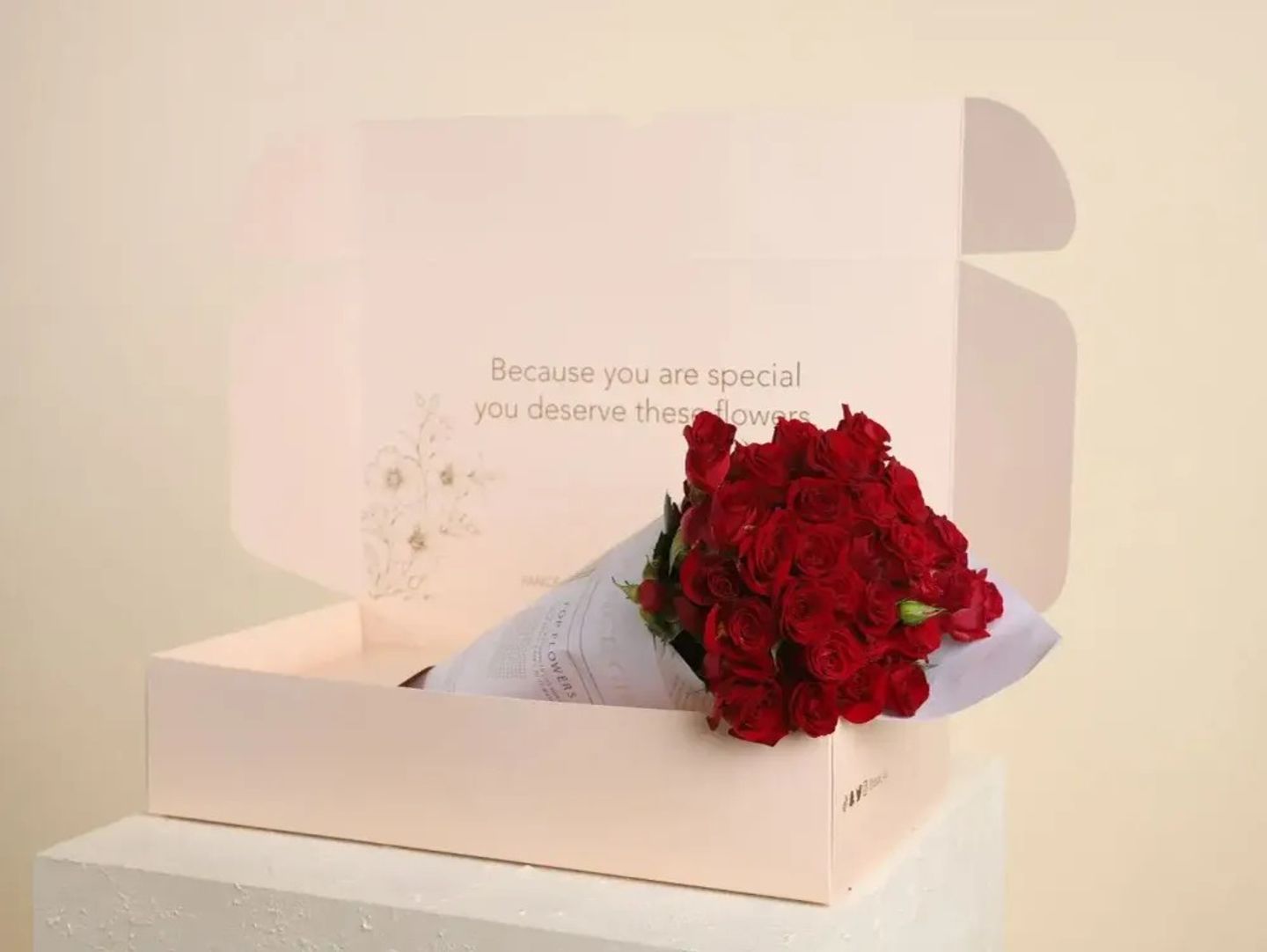 Red Baby Rose Box