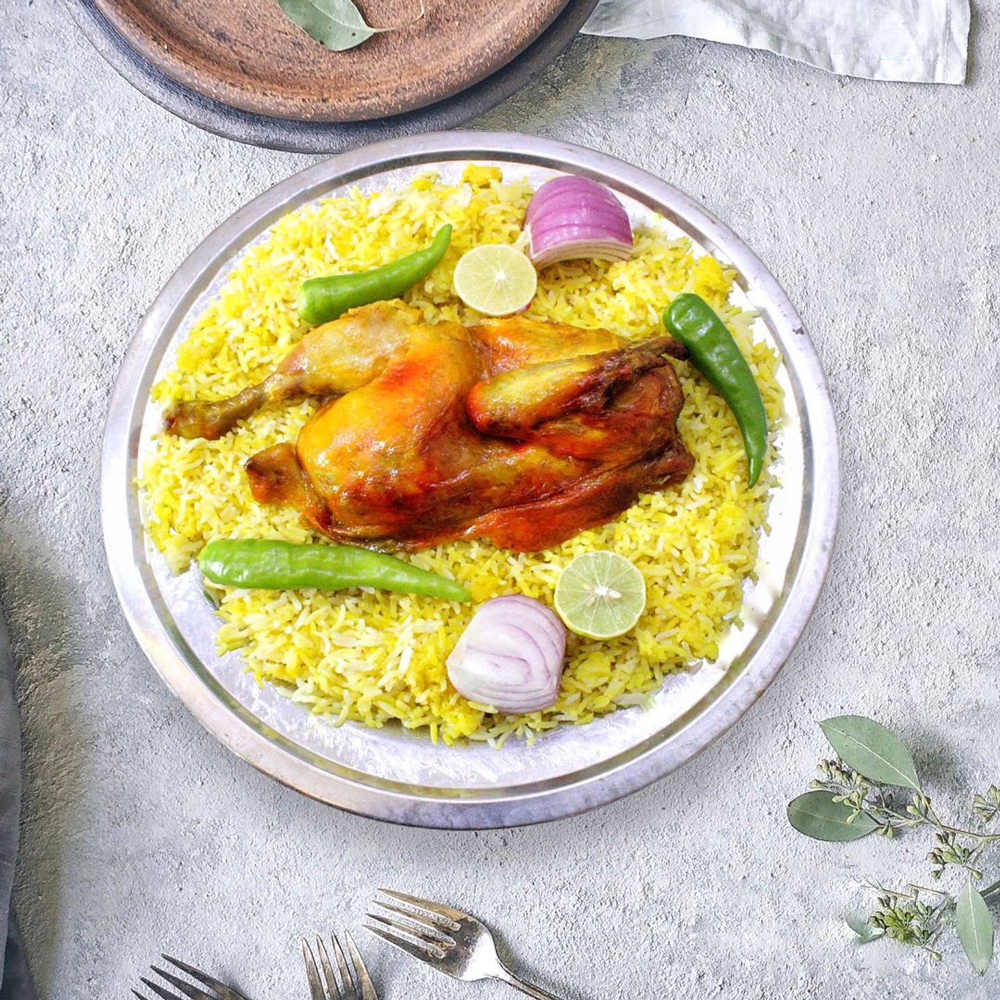 Chicken Mandi - Half A Chicken