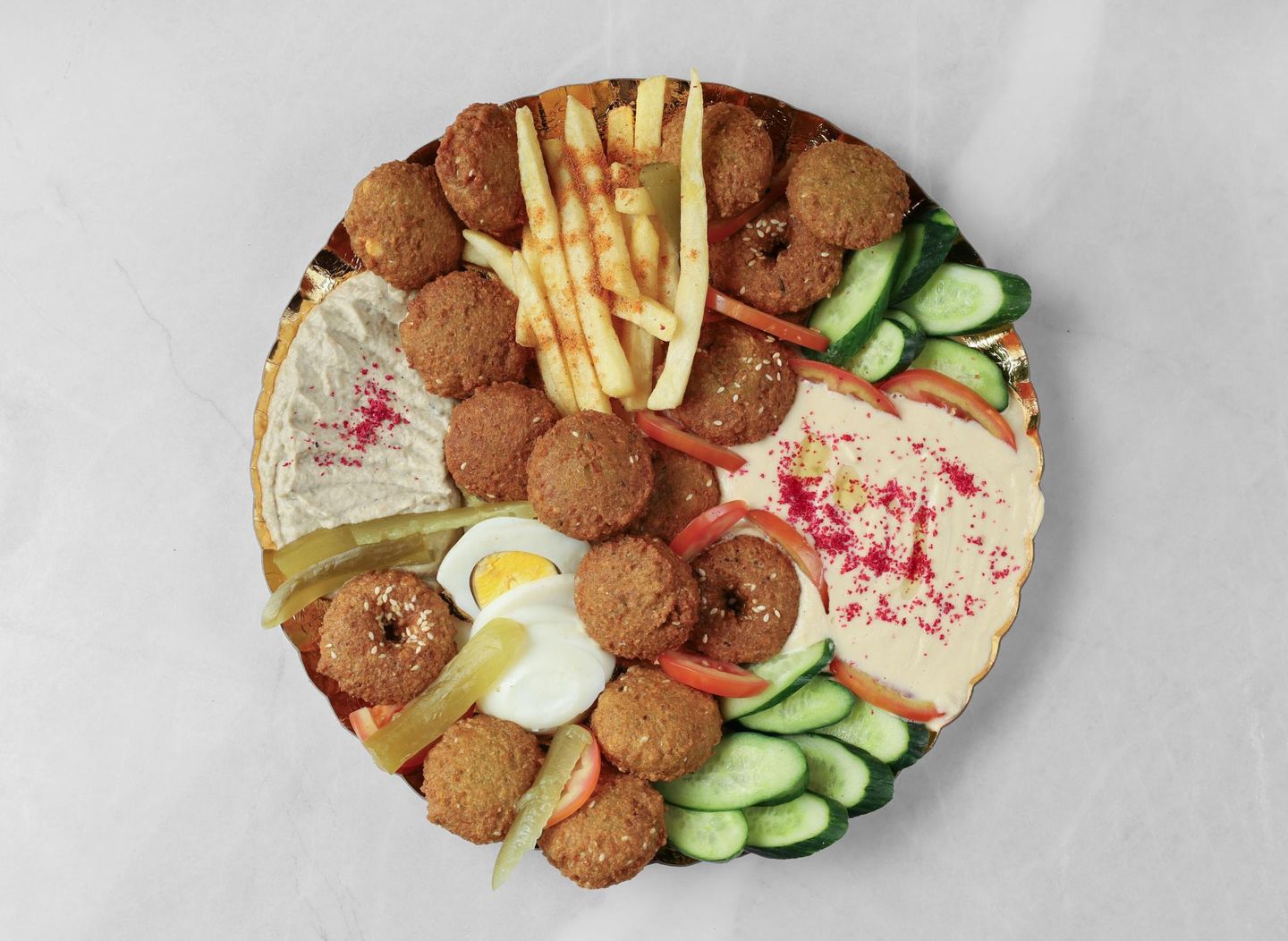 Hummus Falafel Plate