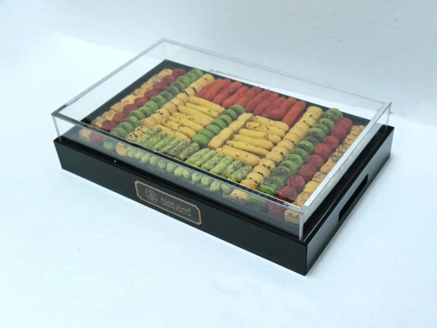 Luxury French Savory Bites Serving Tray (With Clear Lid) Large