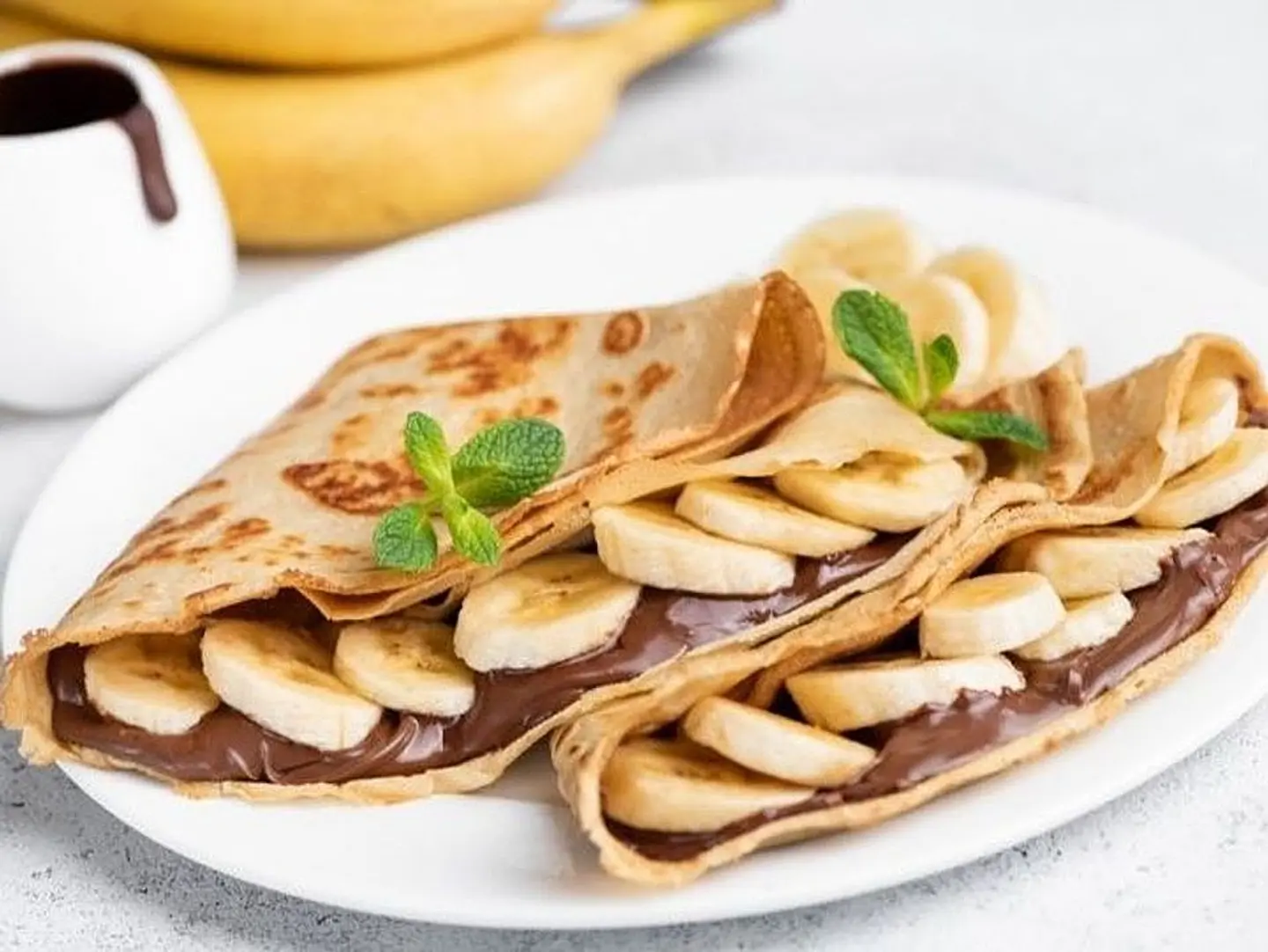كريب نوتيلا موز