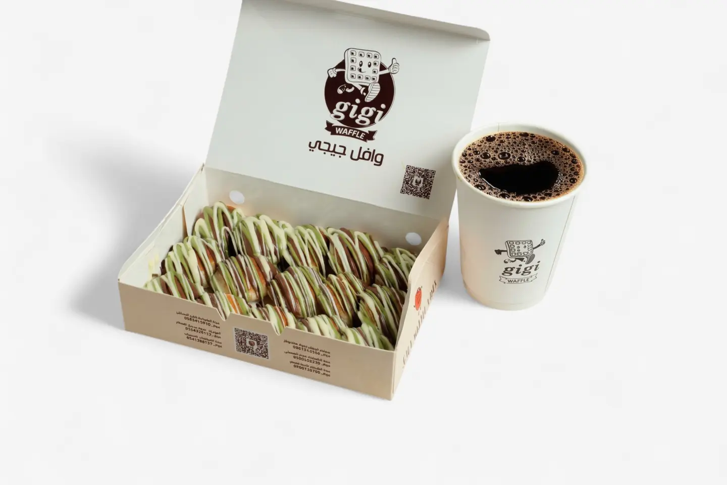 Mini Pancake With Arabic Coffe