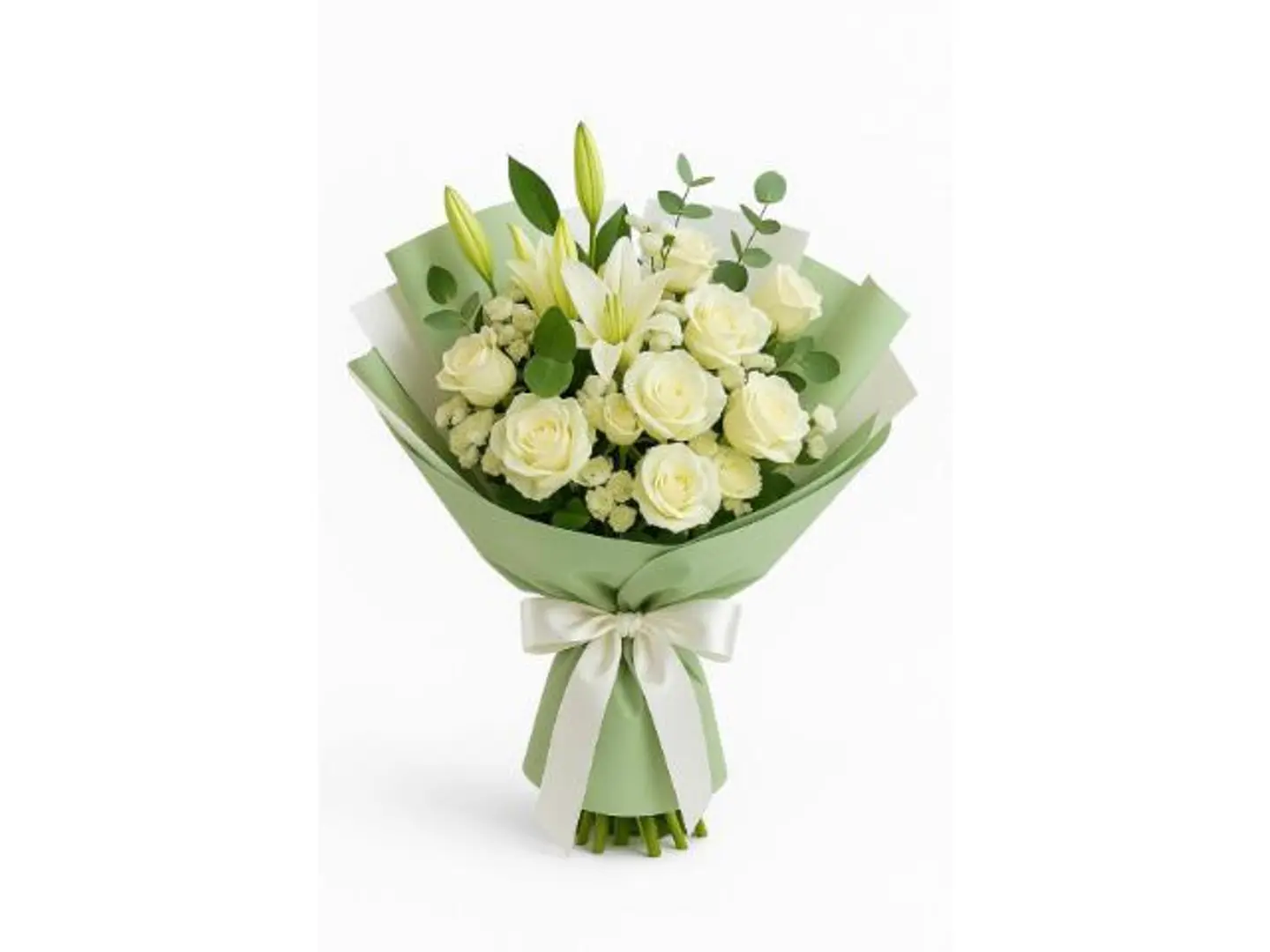 بوكيه جميل بتشكيله من الورود