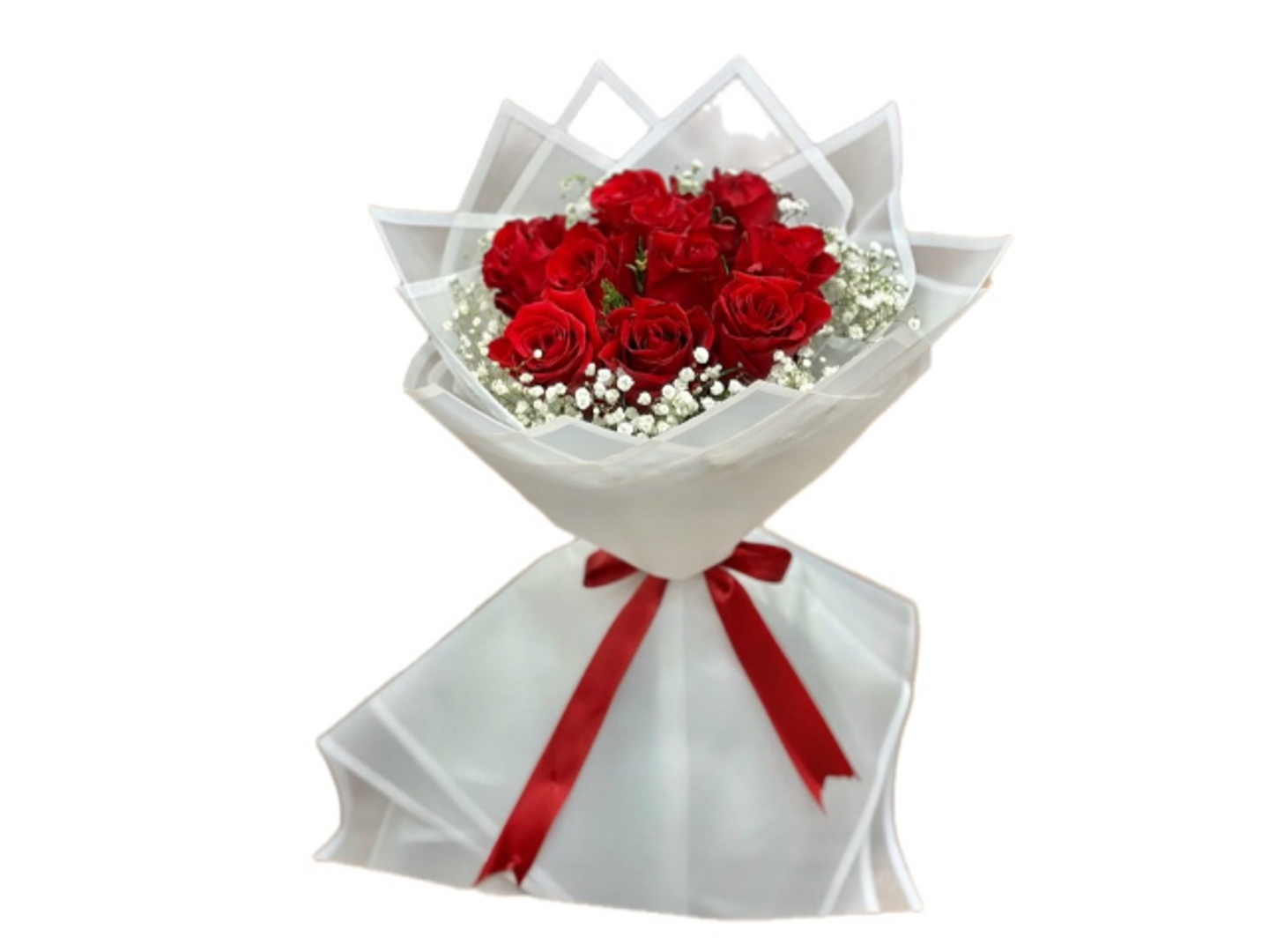 هدية عيد الحب 3 وردة حمراء ترتيب 15 صورة